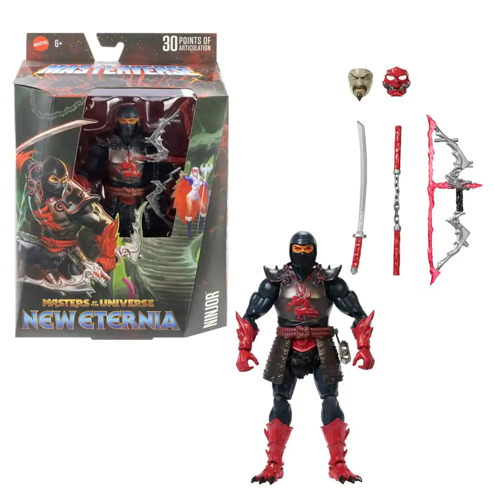 Masters of the Universe Core New Etheria Action Figur Ninjor 18 cm Produktfoto