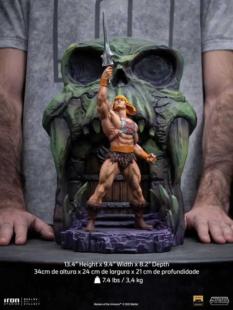Masters of the Universe Deluxe Art Scale Statue 1/10 He-Man 34 cm Produktfoto