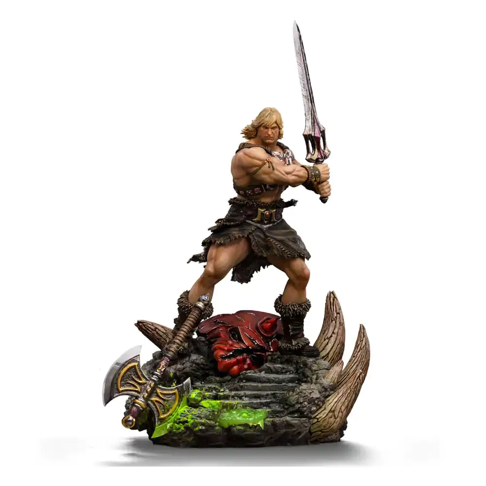 Masters of the Universe Deluxe Art Scale Statue 1/10 He-Man Unleashed 34 cm termékfotó