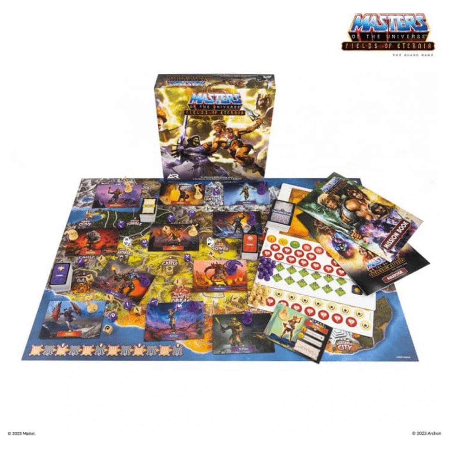 Masters of the Universe Brettspiel Fields of Eternia *englische Version* Produktfoto