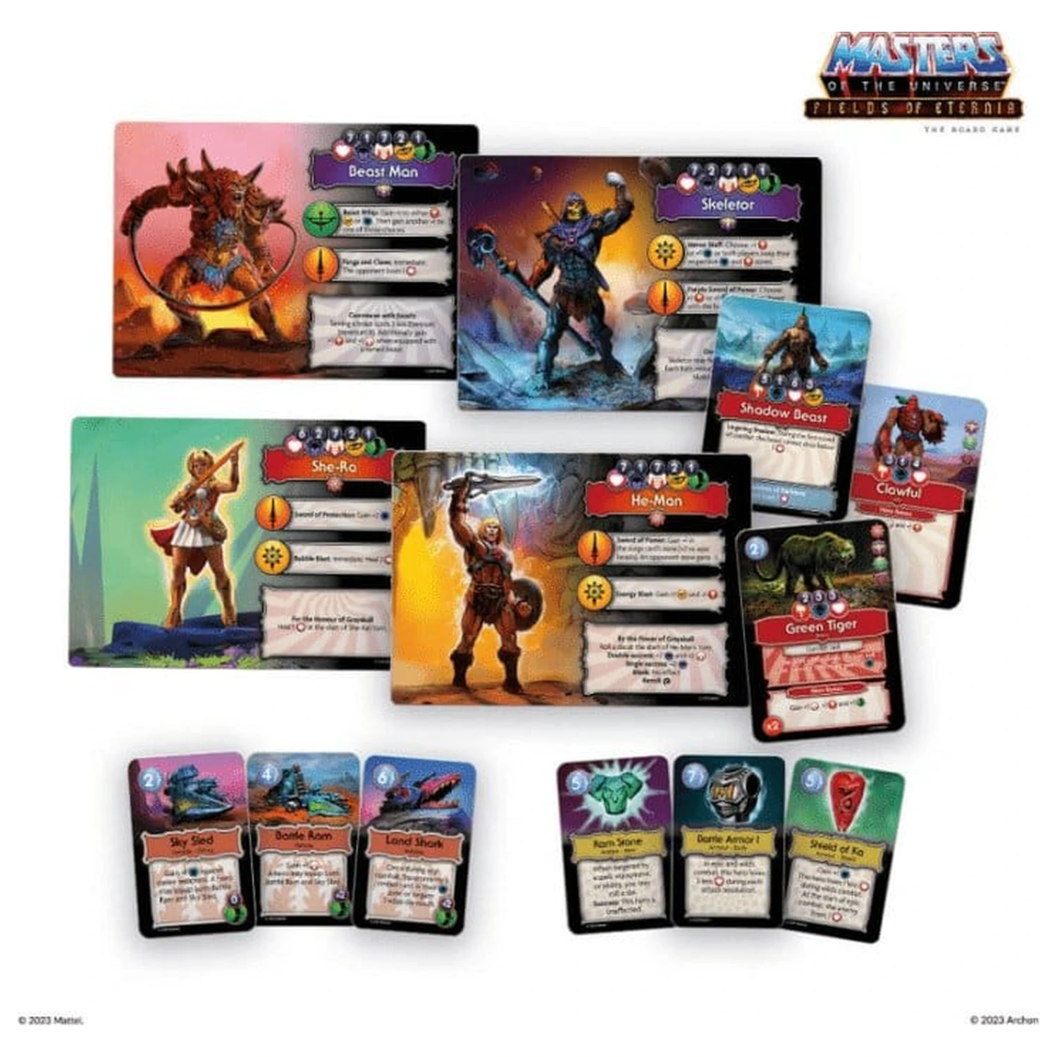 Masters of the Universe Brettspiel Fields of Eternia *englische Version* Produktfoto