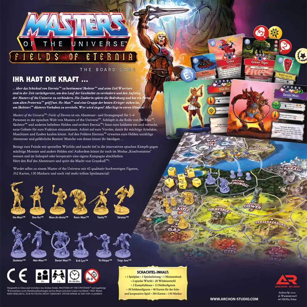Masters of the Universe Brettspiel Fields of Eternia *Deutsche Edition* termékfotó
