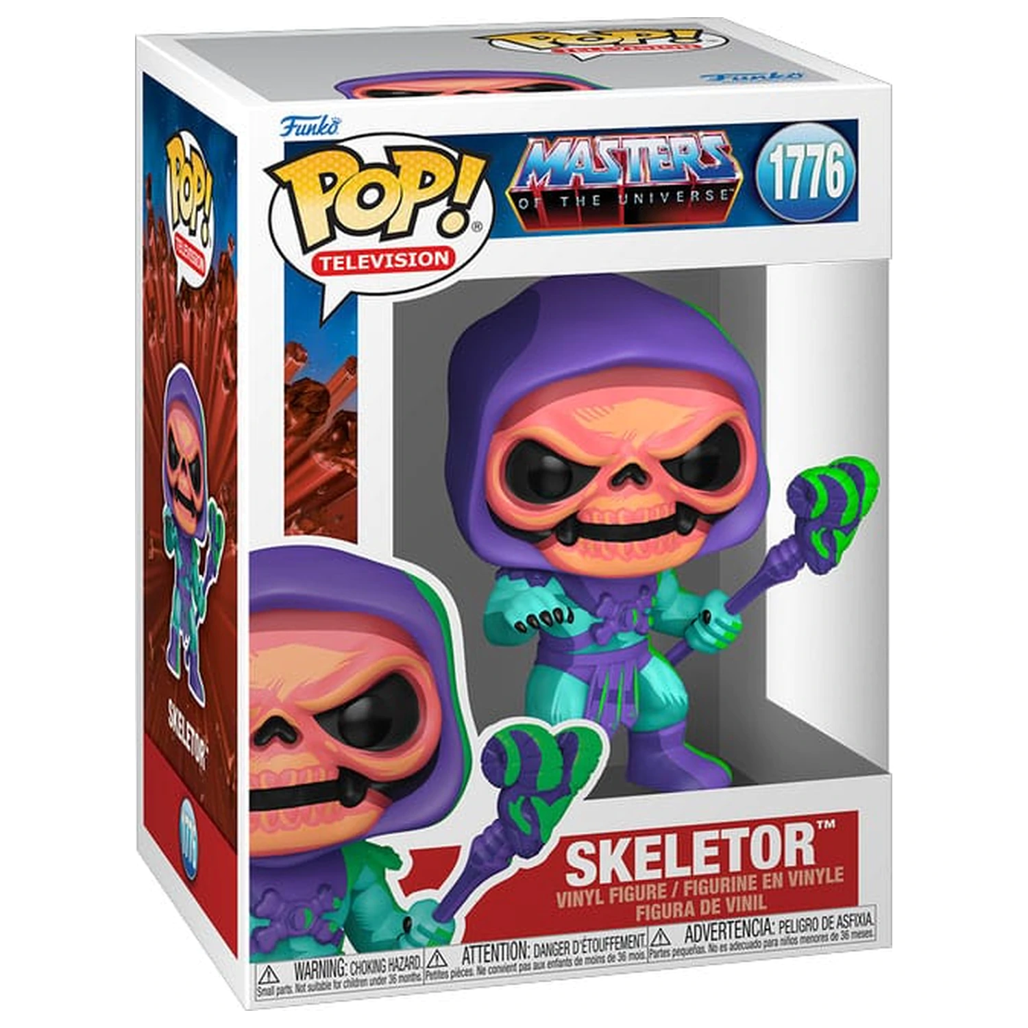 Masters of the Universe Funko POP! Television Vinyl Figur Skeletor (Comic Deco) 9 cm Produktfoto