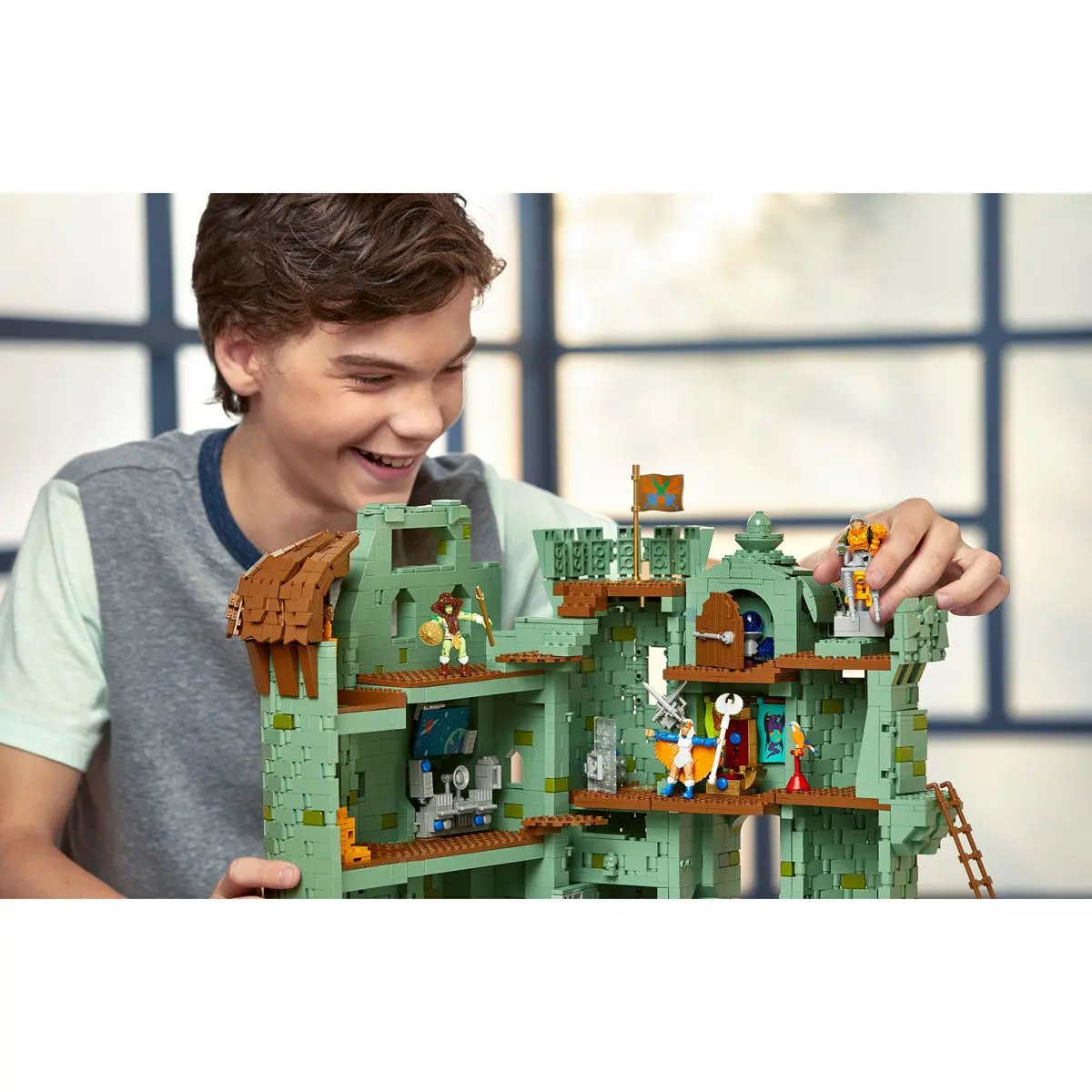 Masters of the Universe Mega Construx Probuilders Bauset Castle Grayskull Produktfoto