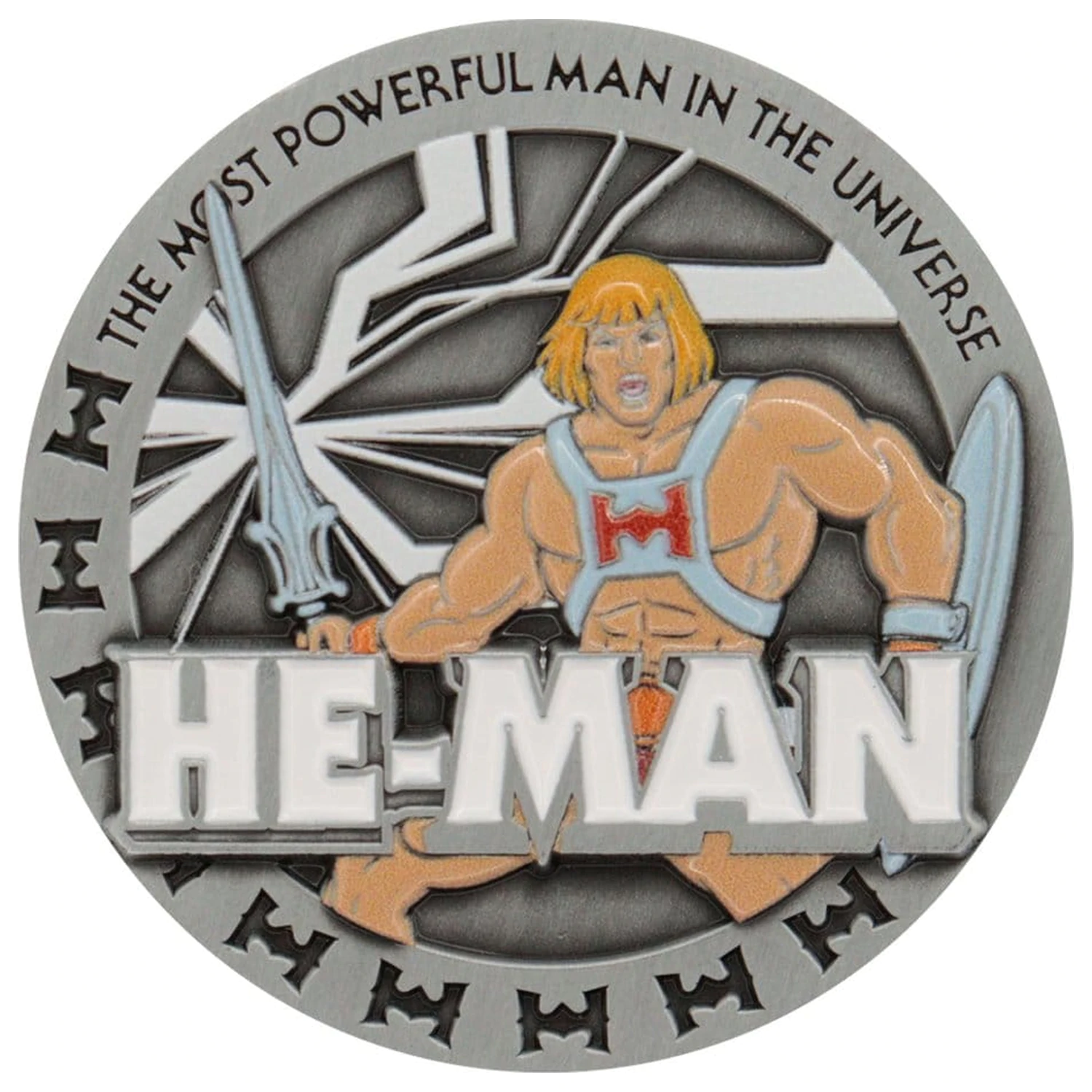 Masters of the Universe Sammelmünze He-Man Limited Edition Produktfoto