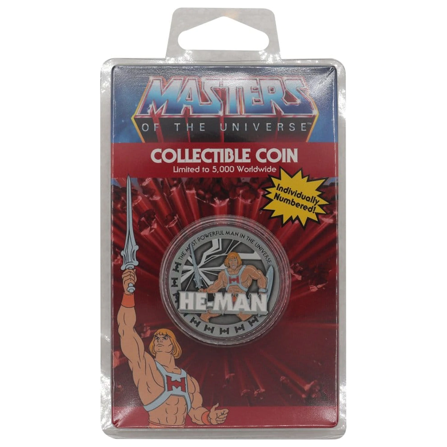 Masters of the Universe Sammelmünze He-Man Limited Edition Produktfoto
