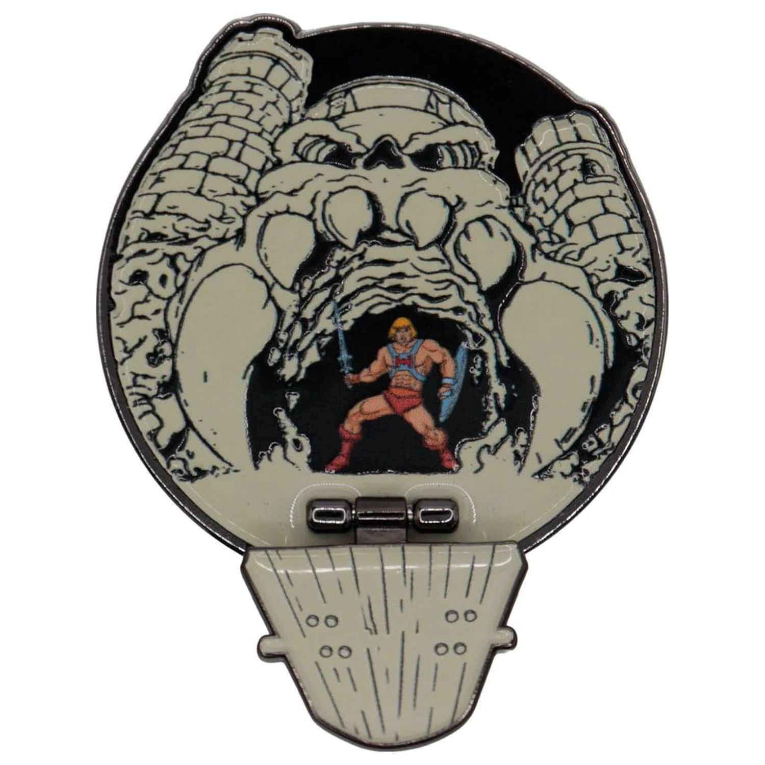 Masters of the Universe Pin-Abzeichen Aufklappbares Castle Grayskull Limited Edition Produktfoto