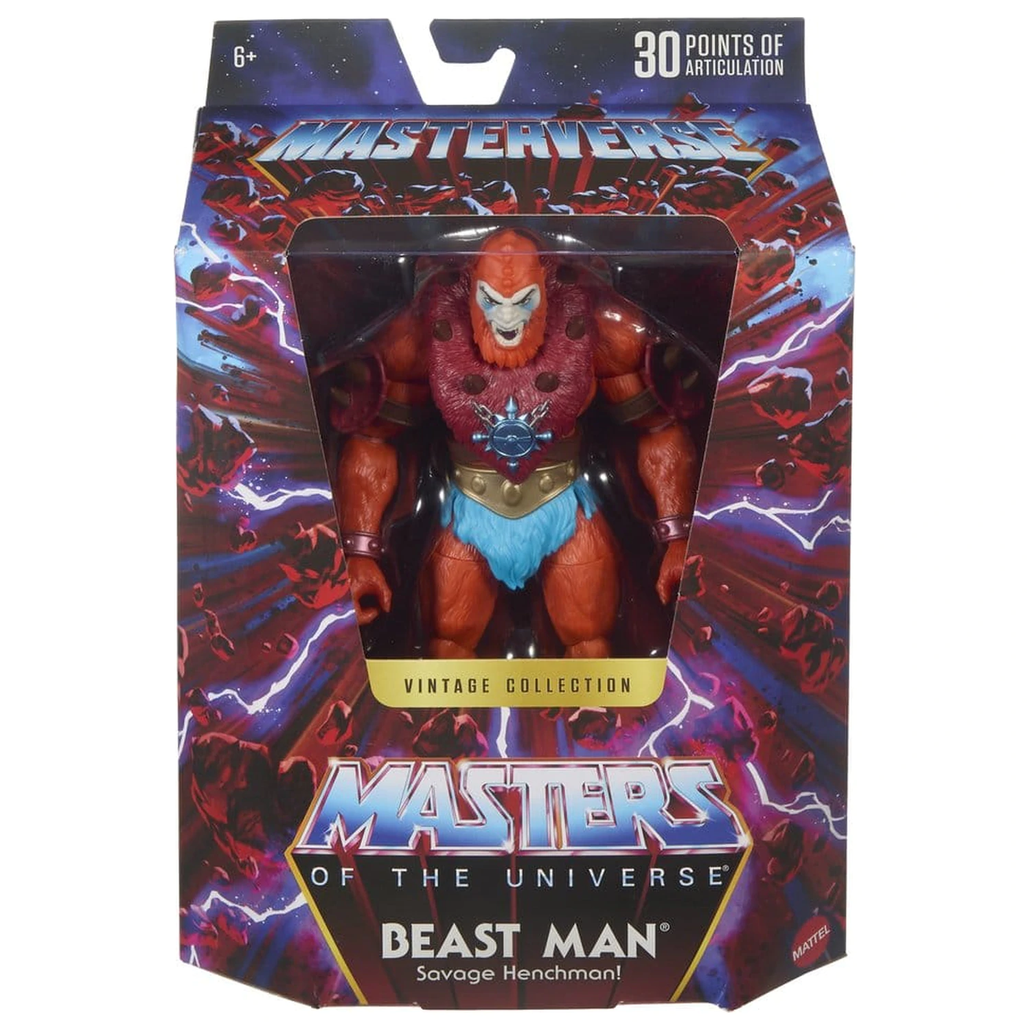 Masters of the Universe Masterverse Action Figur Vintage Collection: Beast Man 18 cm Produktfoto