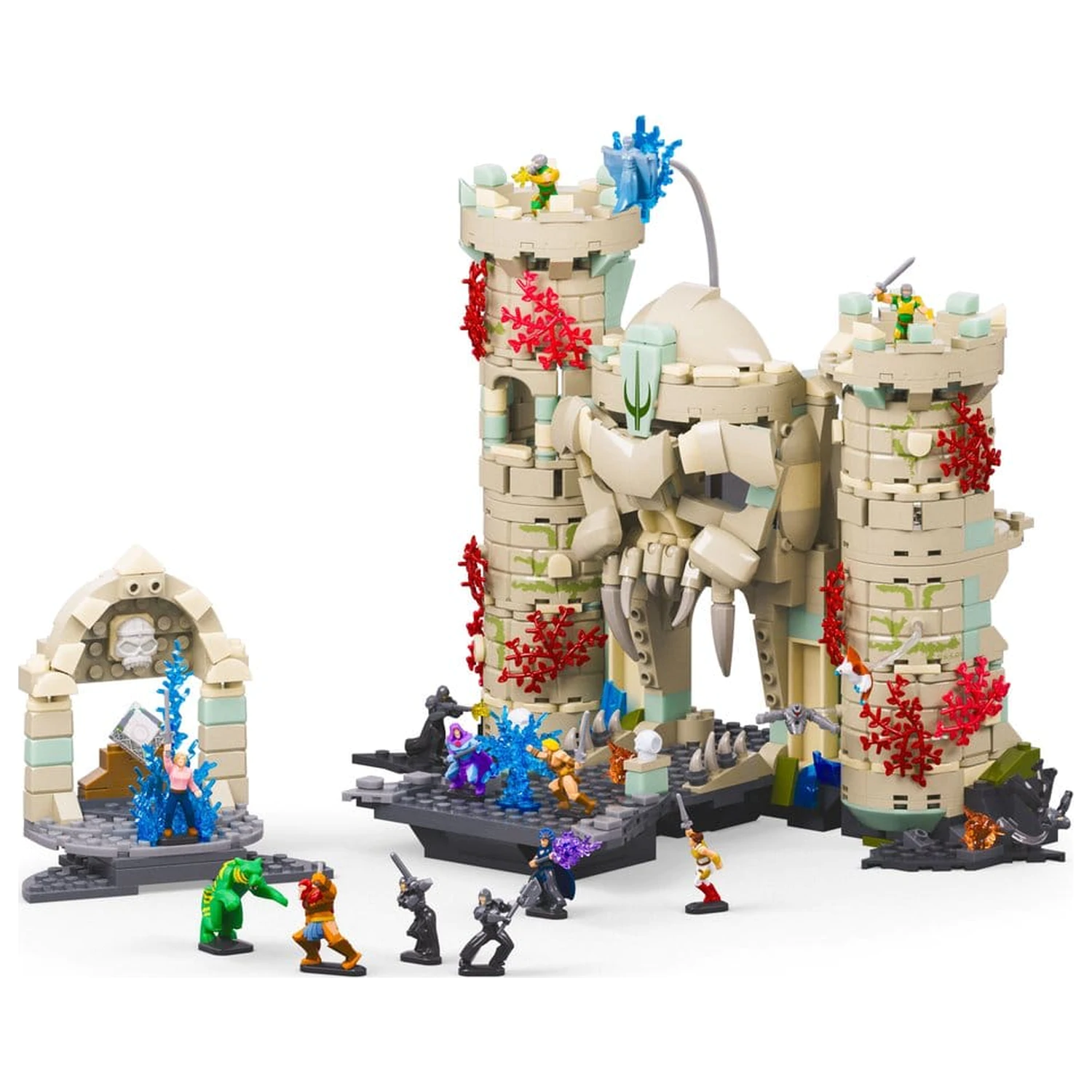 Masters of the Universe Mattel Brick Shop Konstruktions-Set Castle Grayskull Produktfoto