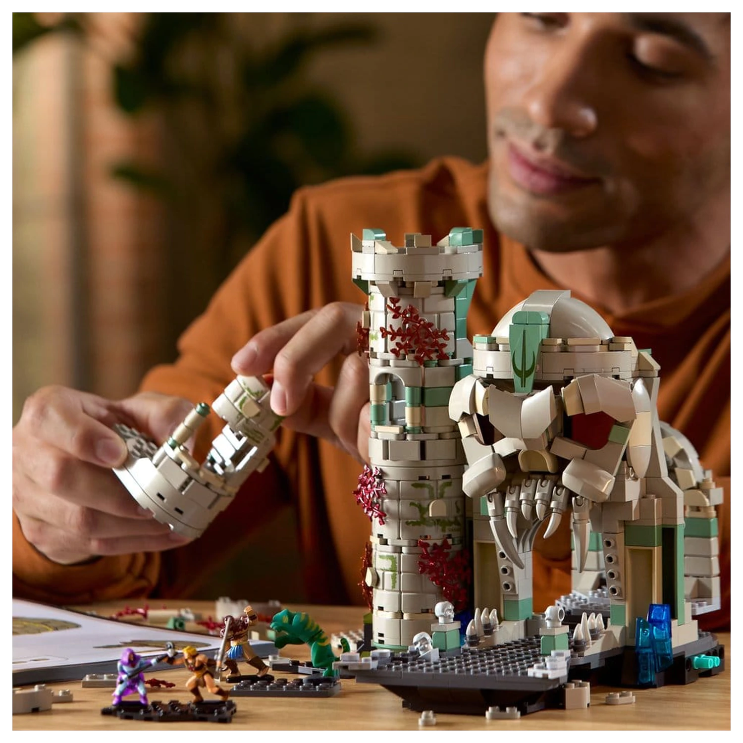 Masters of the Universe Mattel Brick Shop Konstruktions-Set Castle Grayskull Produktfoto