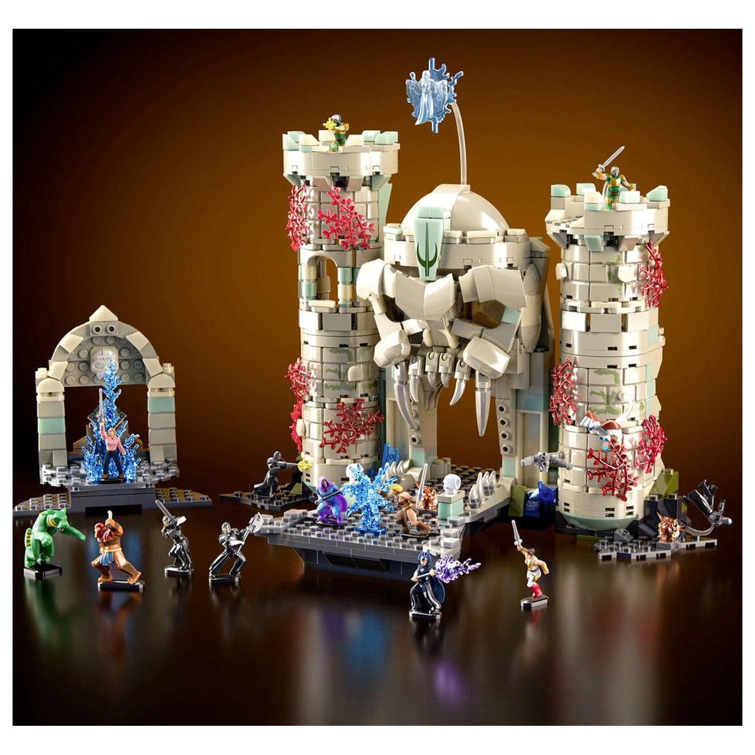 Masters of the Universe Mattel Brick Shop Konstruktions-Set Castle Grayskull Produktfoto