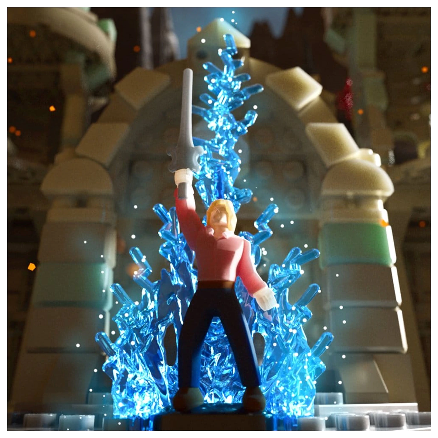 Masters of the Universe Mattel Brick Shop Konstruktions-Set Castle Grayskull Produktfoto