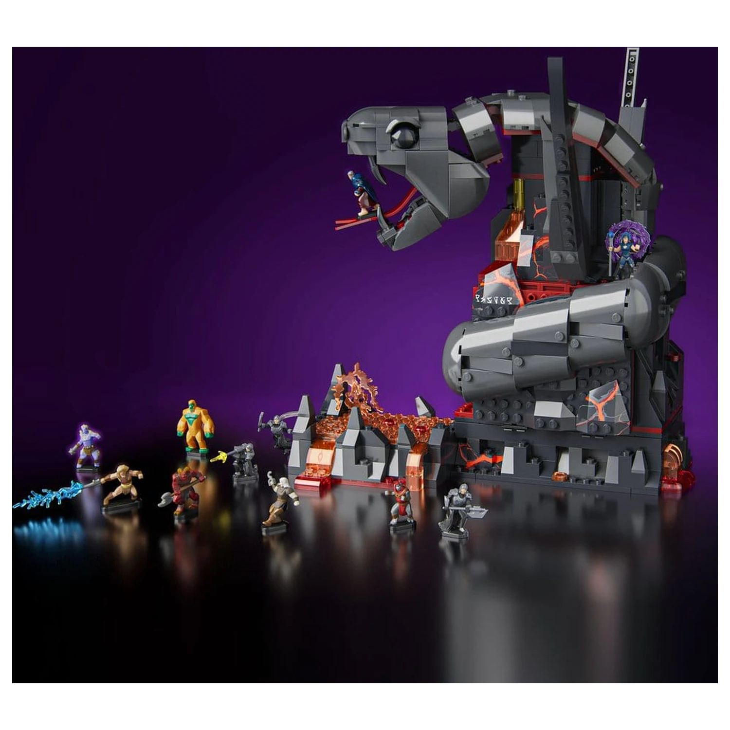 Masters of the Universe Mattel Brick Shop Bausatz Snake Mountain Produktfoto