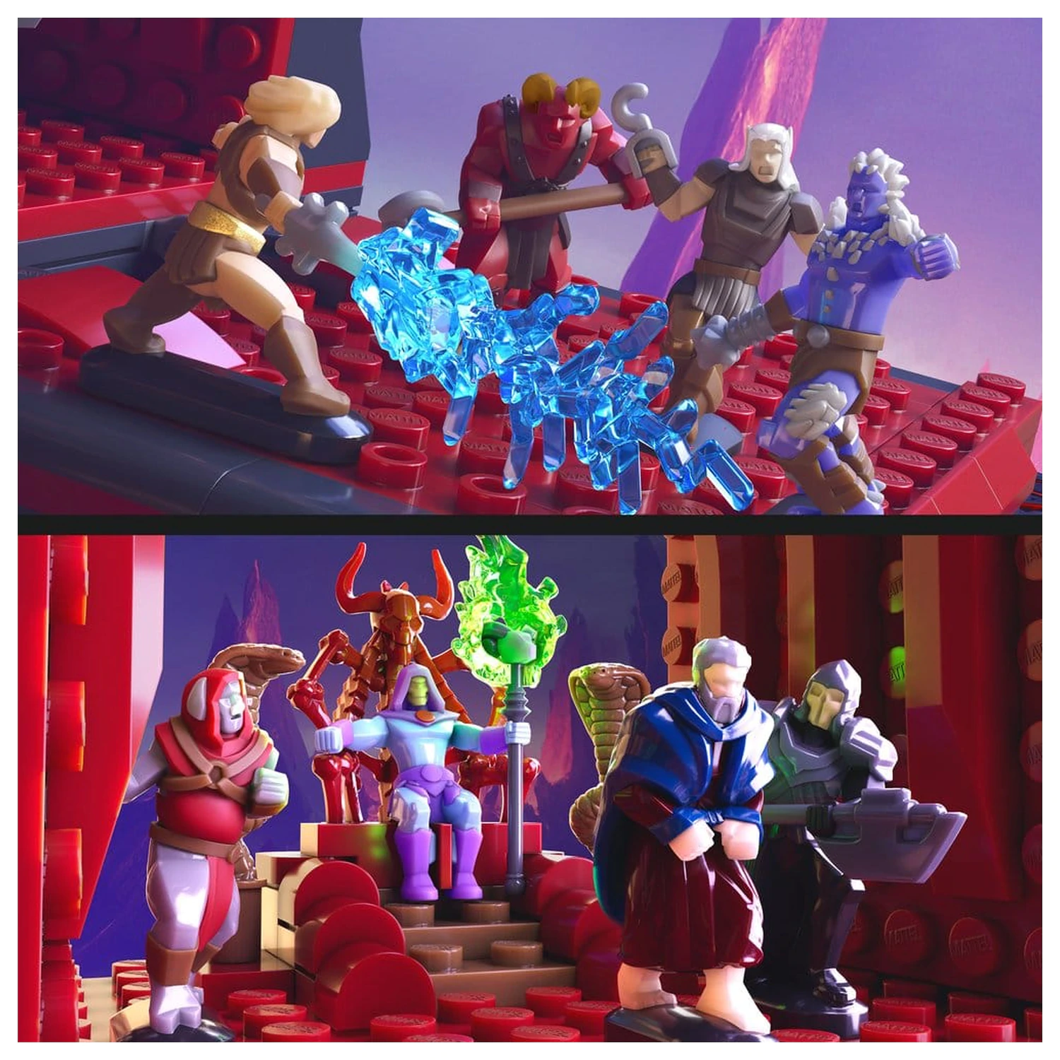 Masters of the Universe Mattel Brick Shop Bausatz Snake Mountain Produktfoto