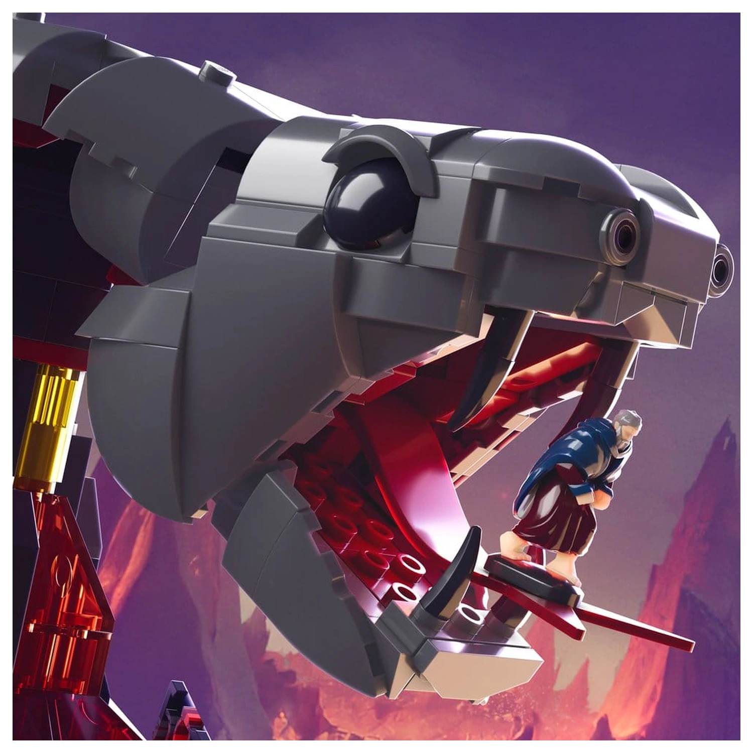 Masters of the Universe Mattel Brick Shop Bausatz Snake Mountain Produktfoto
