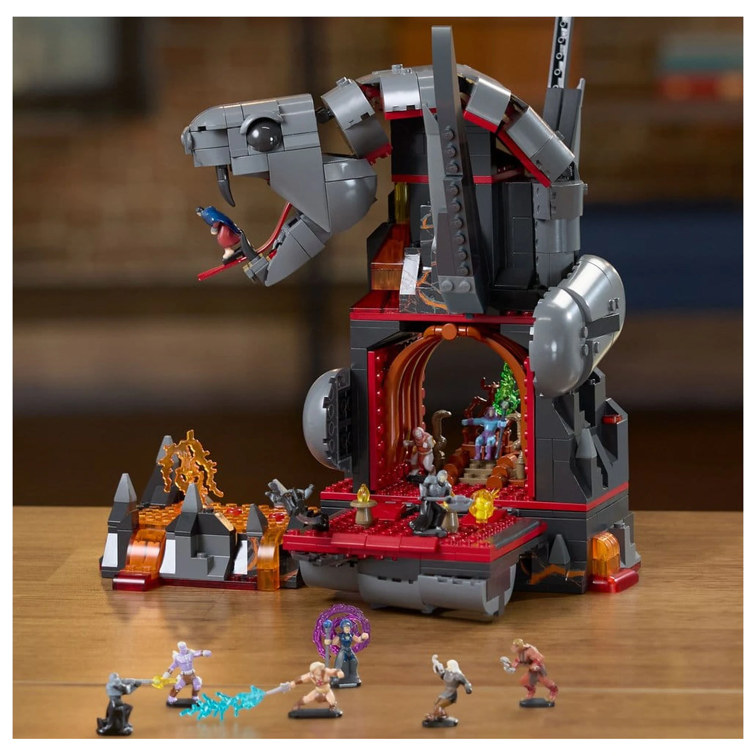 Masters of the Universe Mattel Brick Shop Bausatz Snake Mountain Produktfoto
