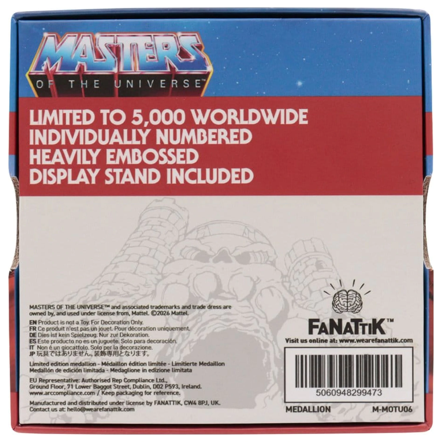Masters of the Universe Medaillon He-Man vs Skeletor Limited Edition Produktfoto
