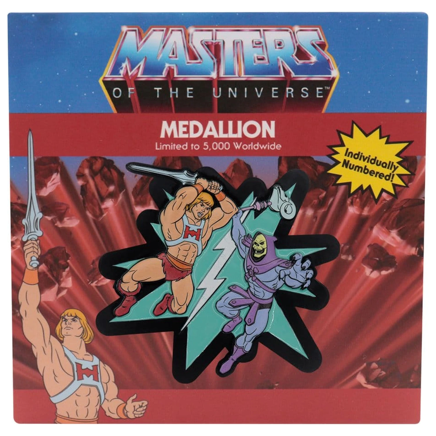 Masters of the Universe Medaillon He-Man vs Skeletor Limited Edition Produktfoto