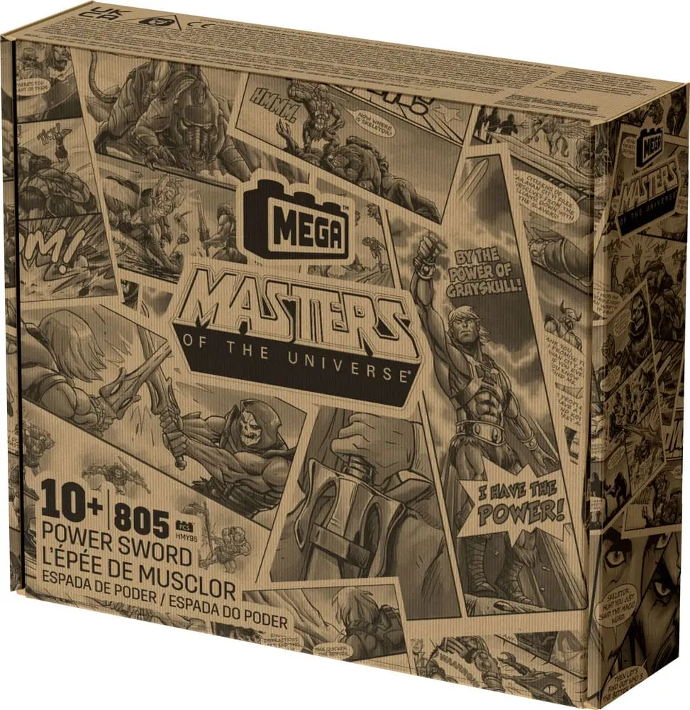 Masters of the Universe Mega Construx Bauset Origins Schwert der Macht 78 cm Produktfoto