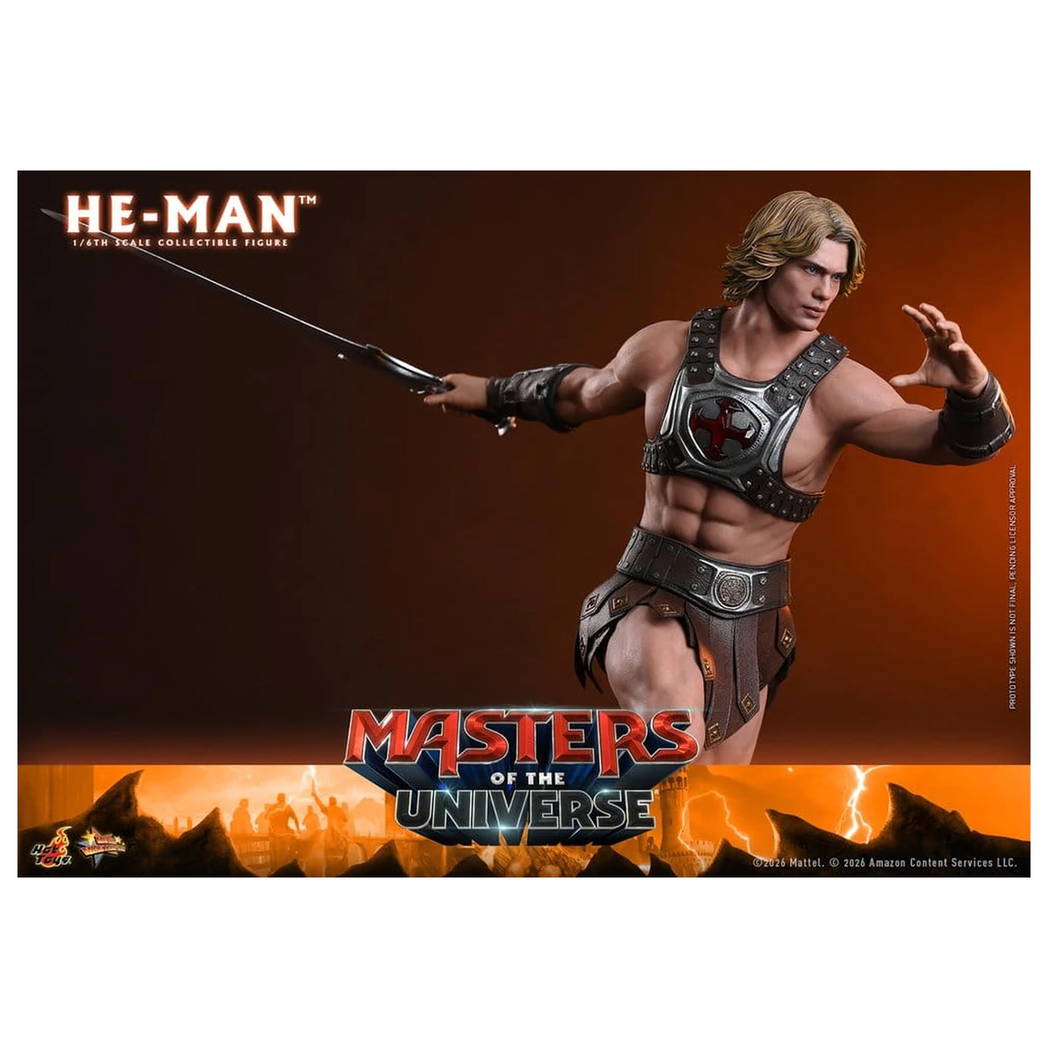 Masters of the Universe Movie Masterpiece Action-Figur 1/6 He-Man 31 cm Produktfoto