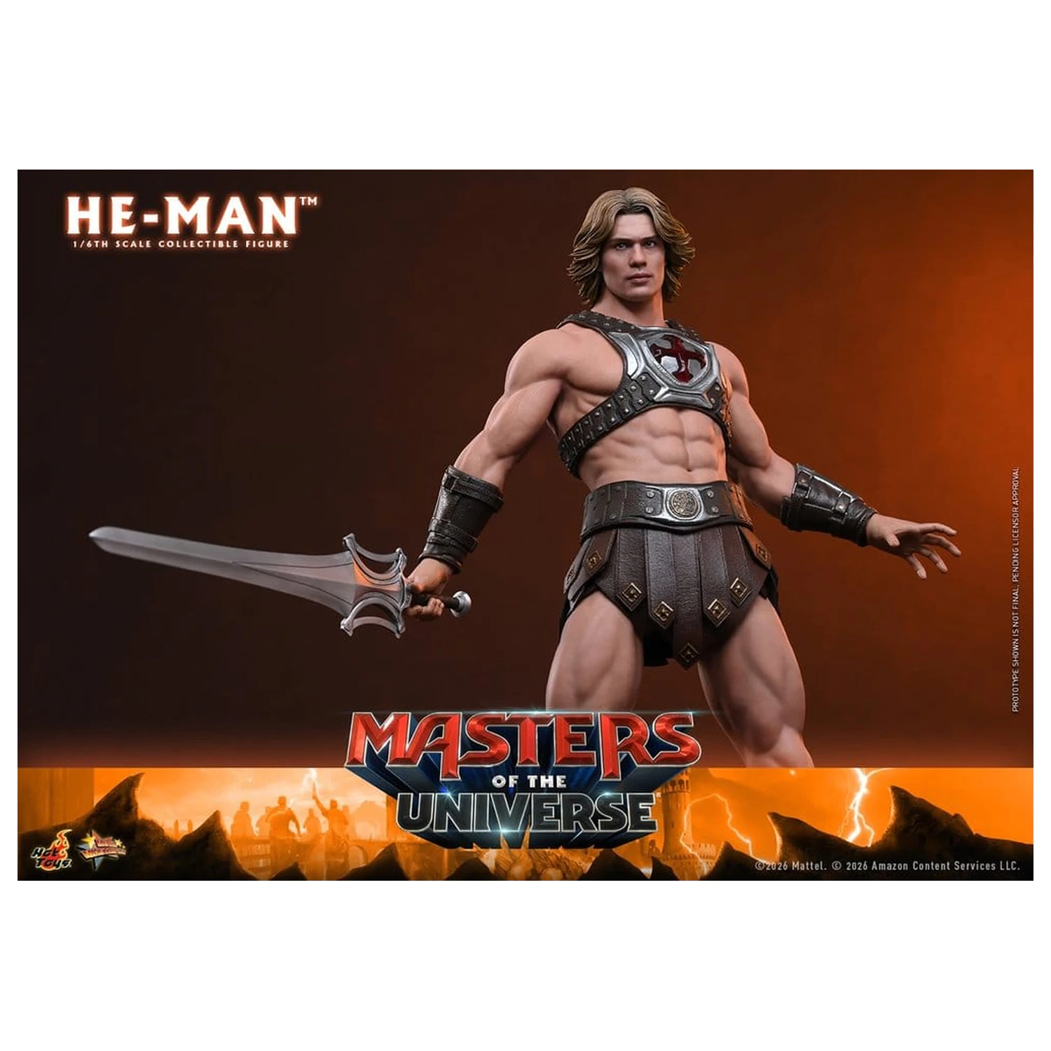 Masters of the Universe Movie Masterpiece Action-Figur 1/6 He-Man 31 cm Produktfoto