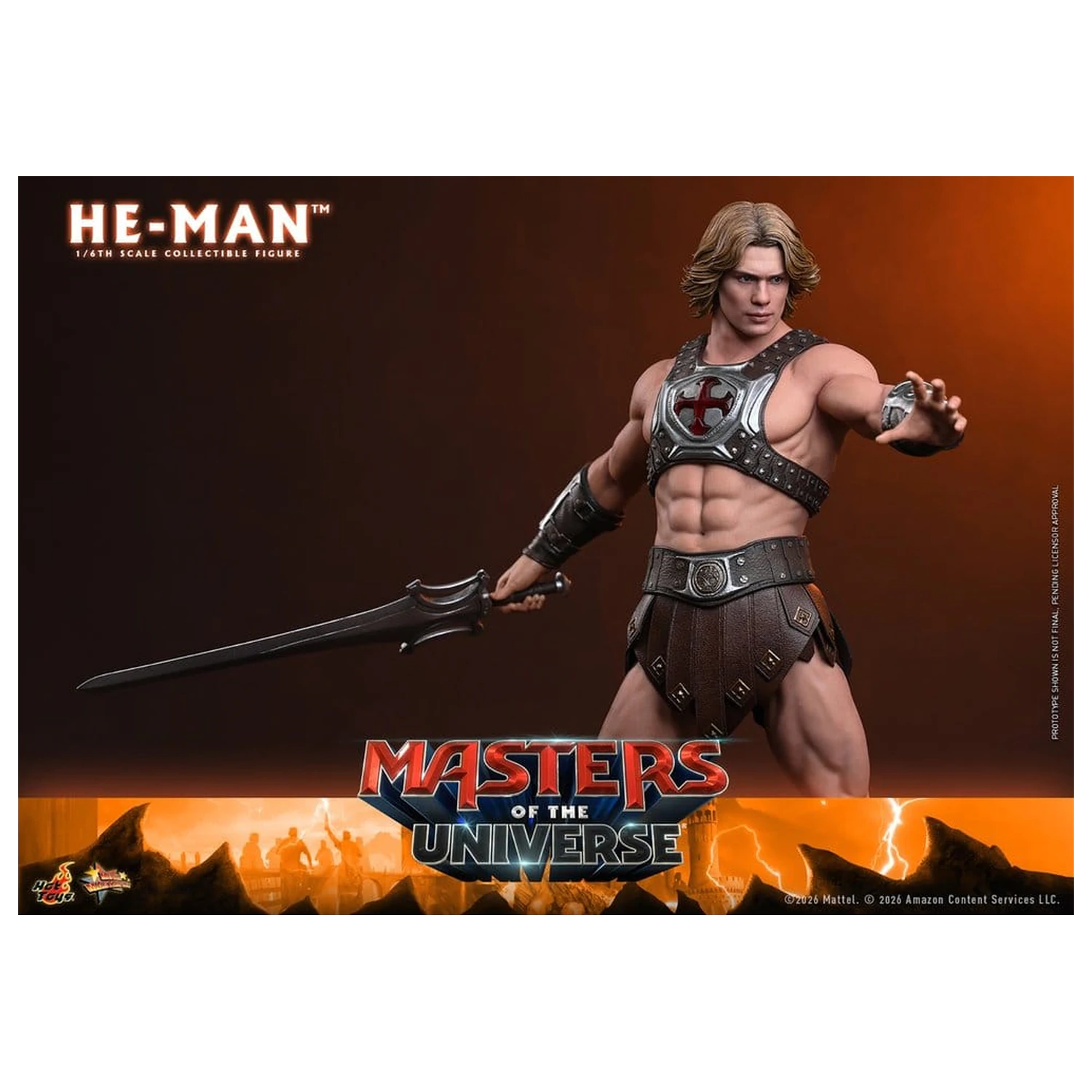 Masters of the Universe Movie Masterpiece Action-Figur 1/6 He-Man 31 cm Produktfoto
