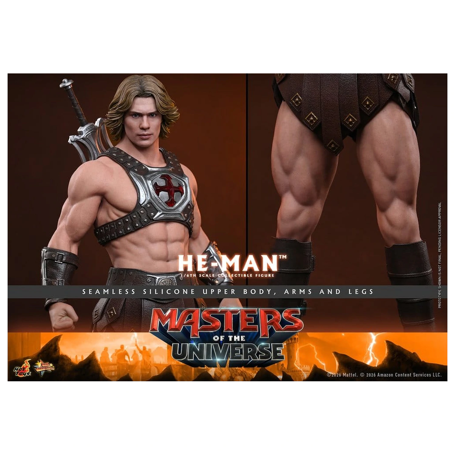 Masters of the Universe Movie Masterpiece Action-Figur 1/6 He-Man 31 cm Produktfoto