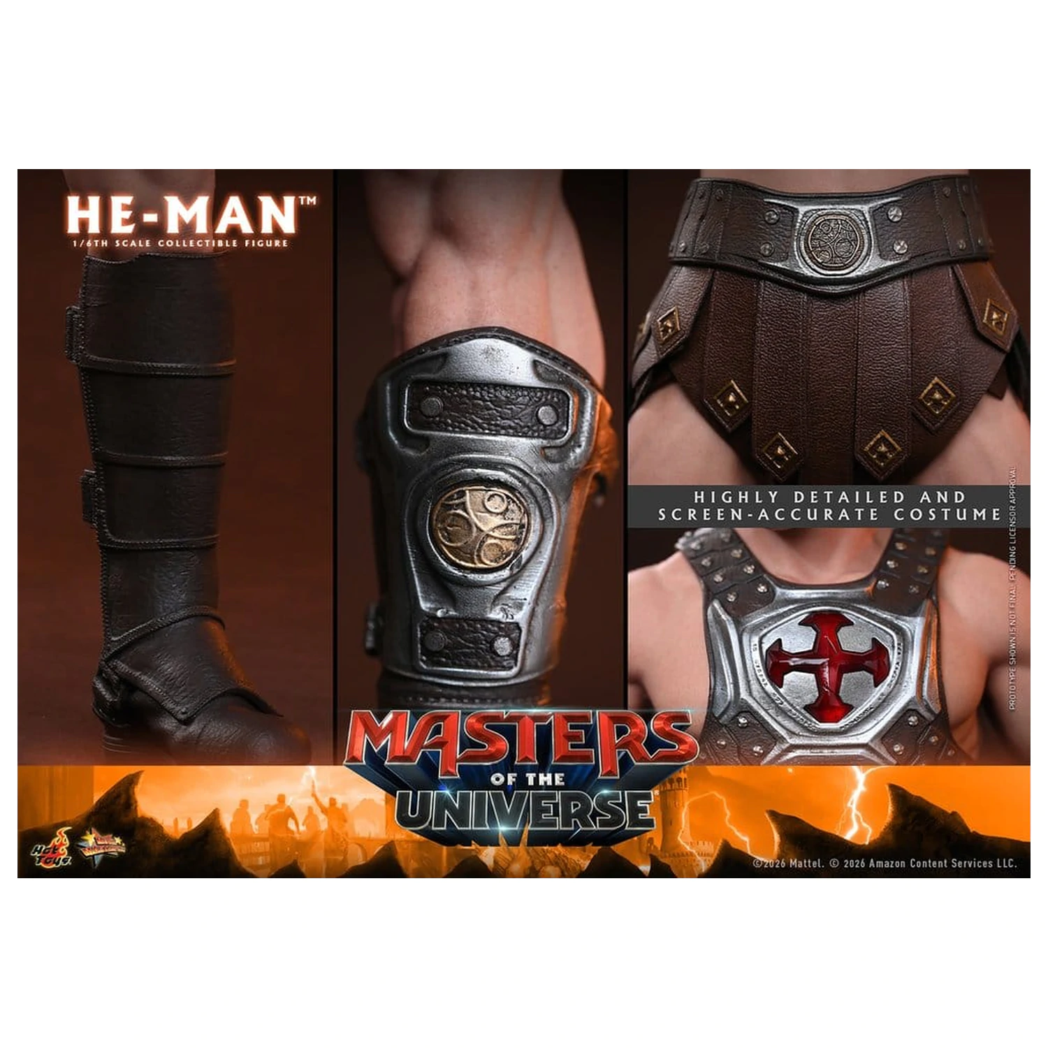 Masters of the Universe Movie Masterpiece Action-Figur 1/6 He-Man 31 cm Produktfoto