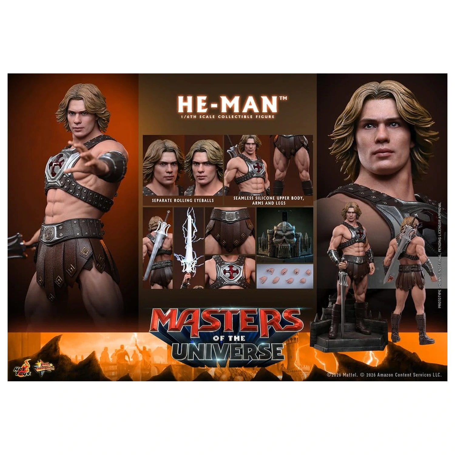 Masters of the Universe Movie Masterpiece Action-Figur 1/6 He-Man 31 cm Produktfoto