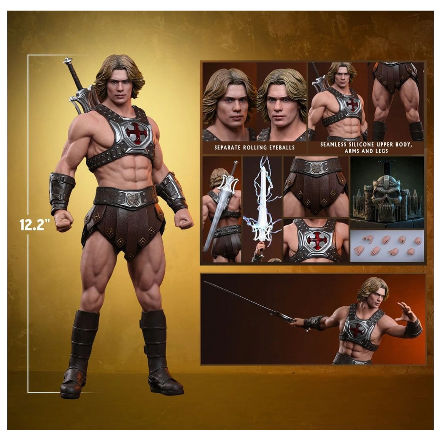 Masters of the Universe Movie Masterpiece Action-Figur 1/6 He-Man 31 cm Produktfoto