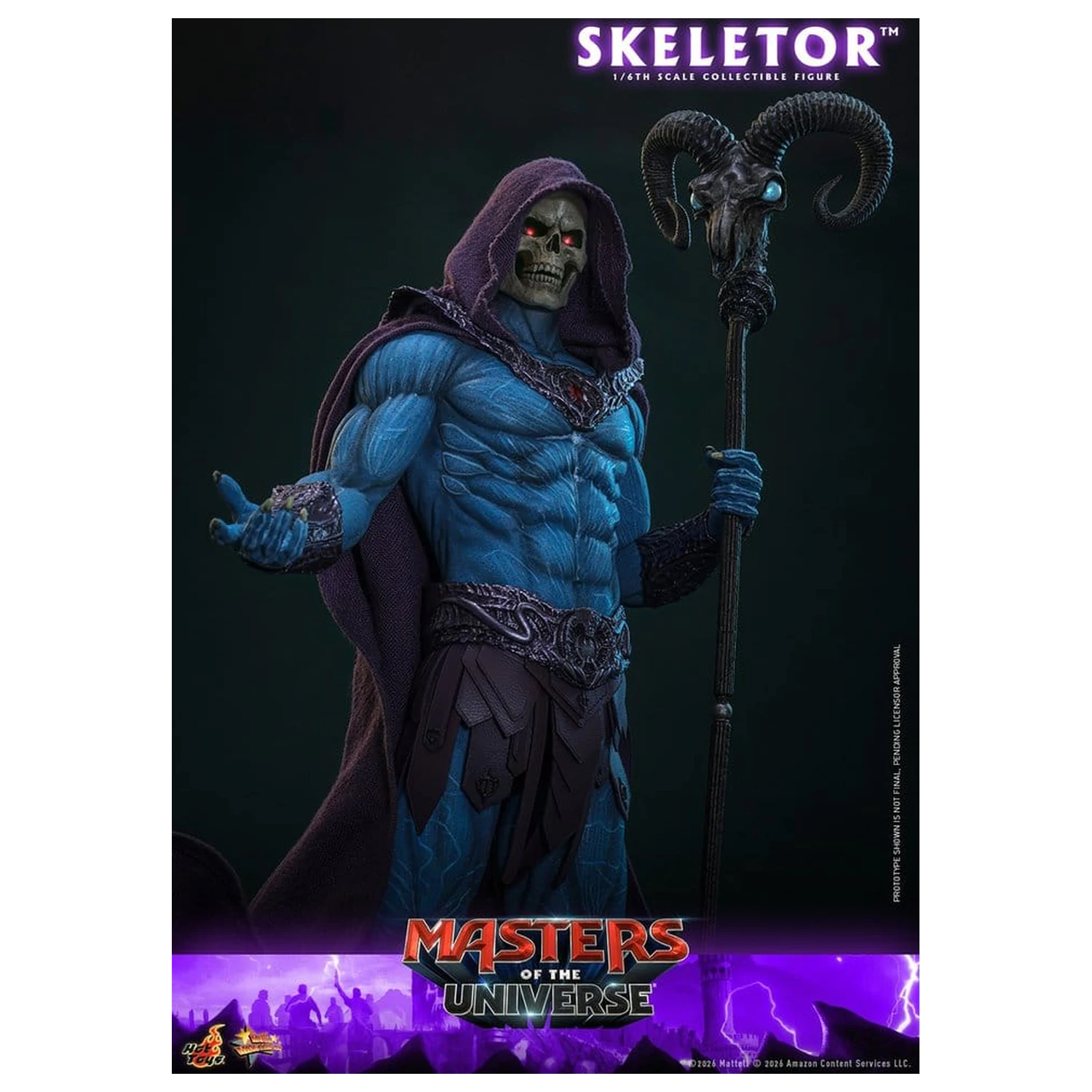 Masters of the Universe Film Meisterstück Actionfigur 1/6 Skeletor 31 cm Produktfoto