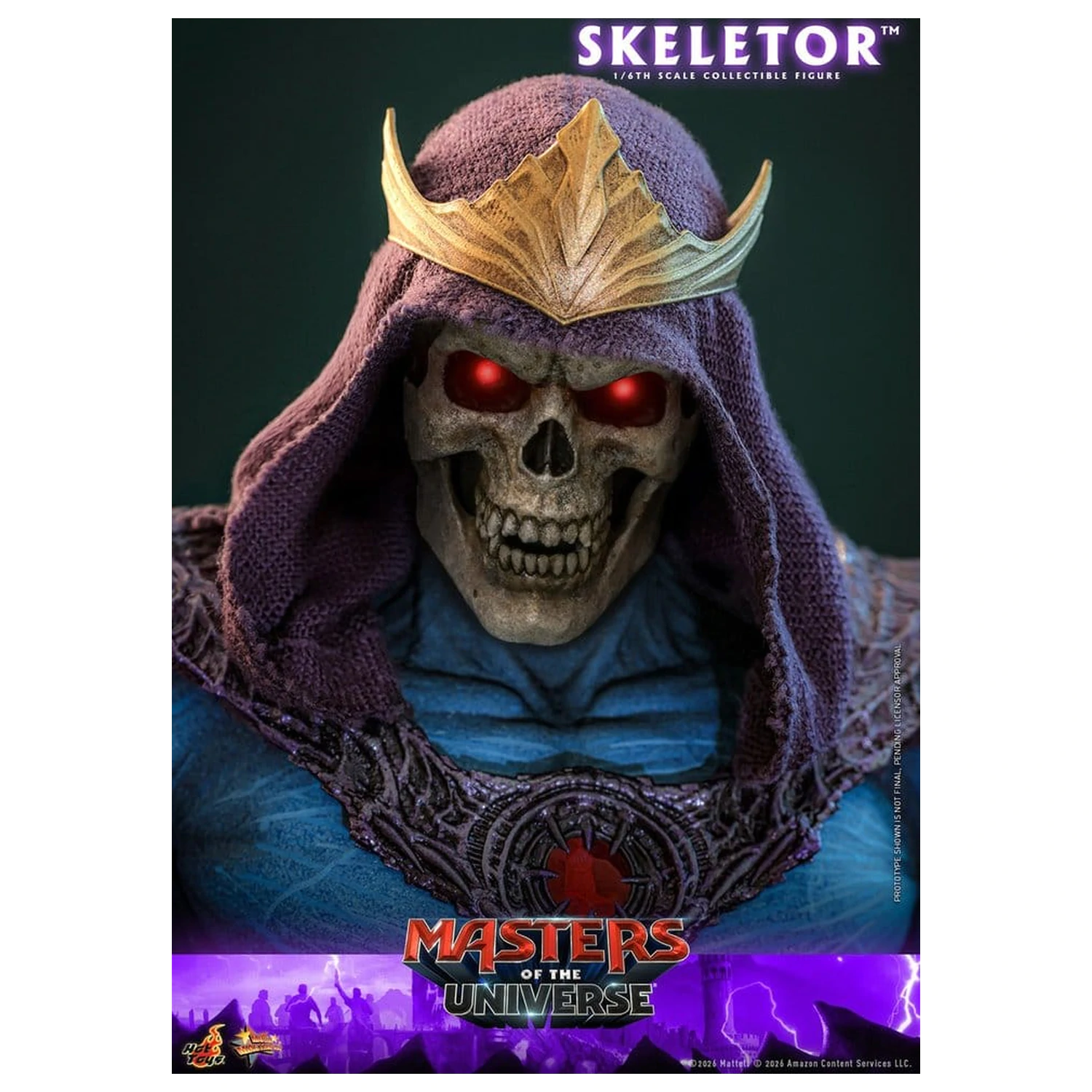Masters of the Universe Film Meisterstück Actionfigur 1/6 Skeletor 31 cm Produktfoto