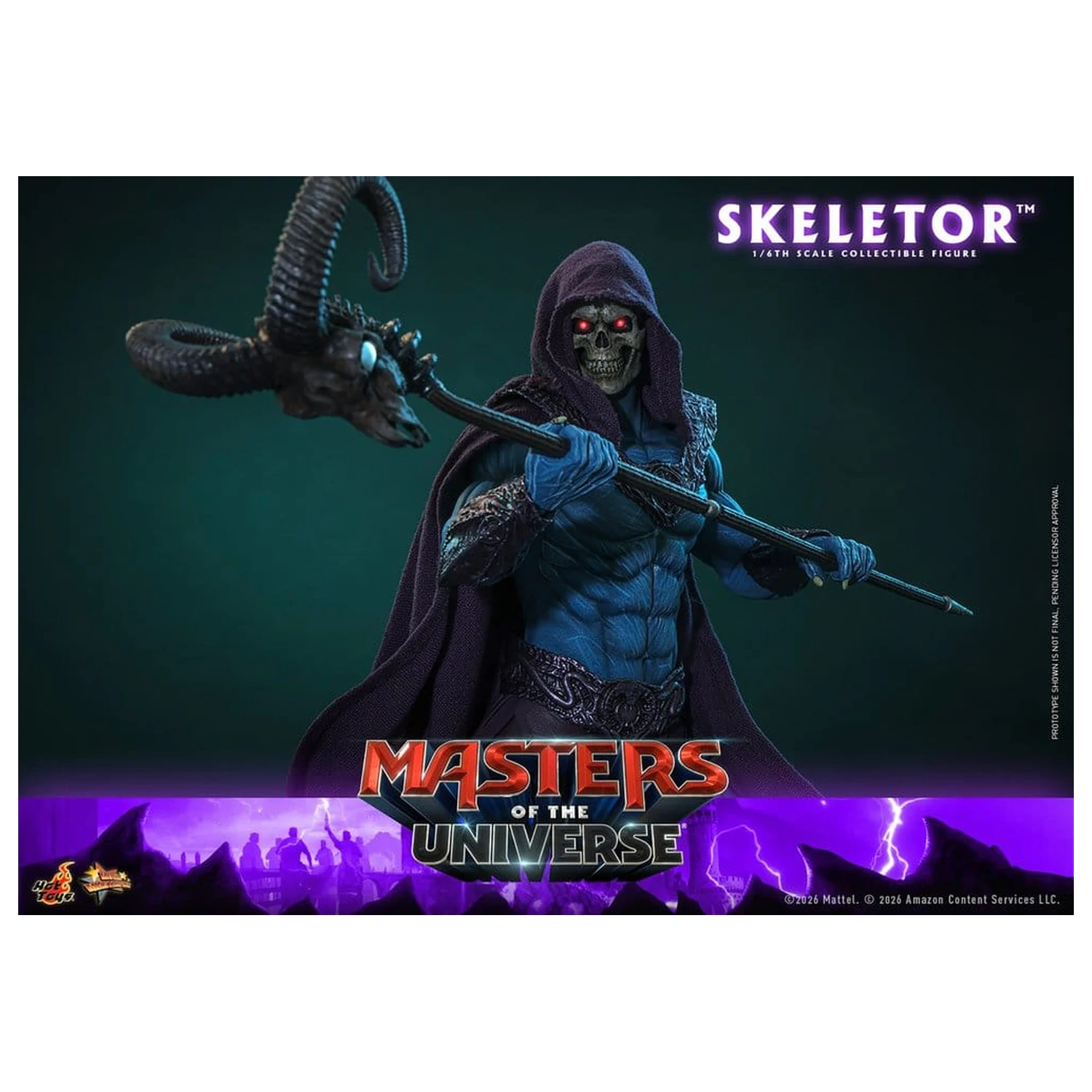 Masters of the Universe Film Meisterstück Actionfigur 1/6 Skeletor 31 cm Produktfoto