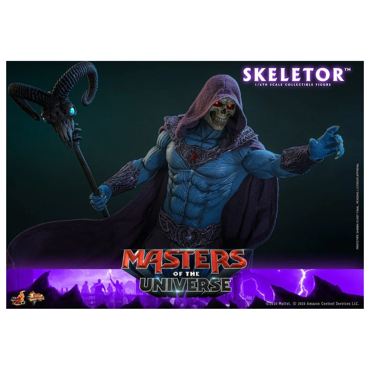 Masters of the Universe Film Meisterstück Actionfigur 1/6 Skeletor 31 cm Produktfoto