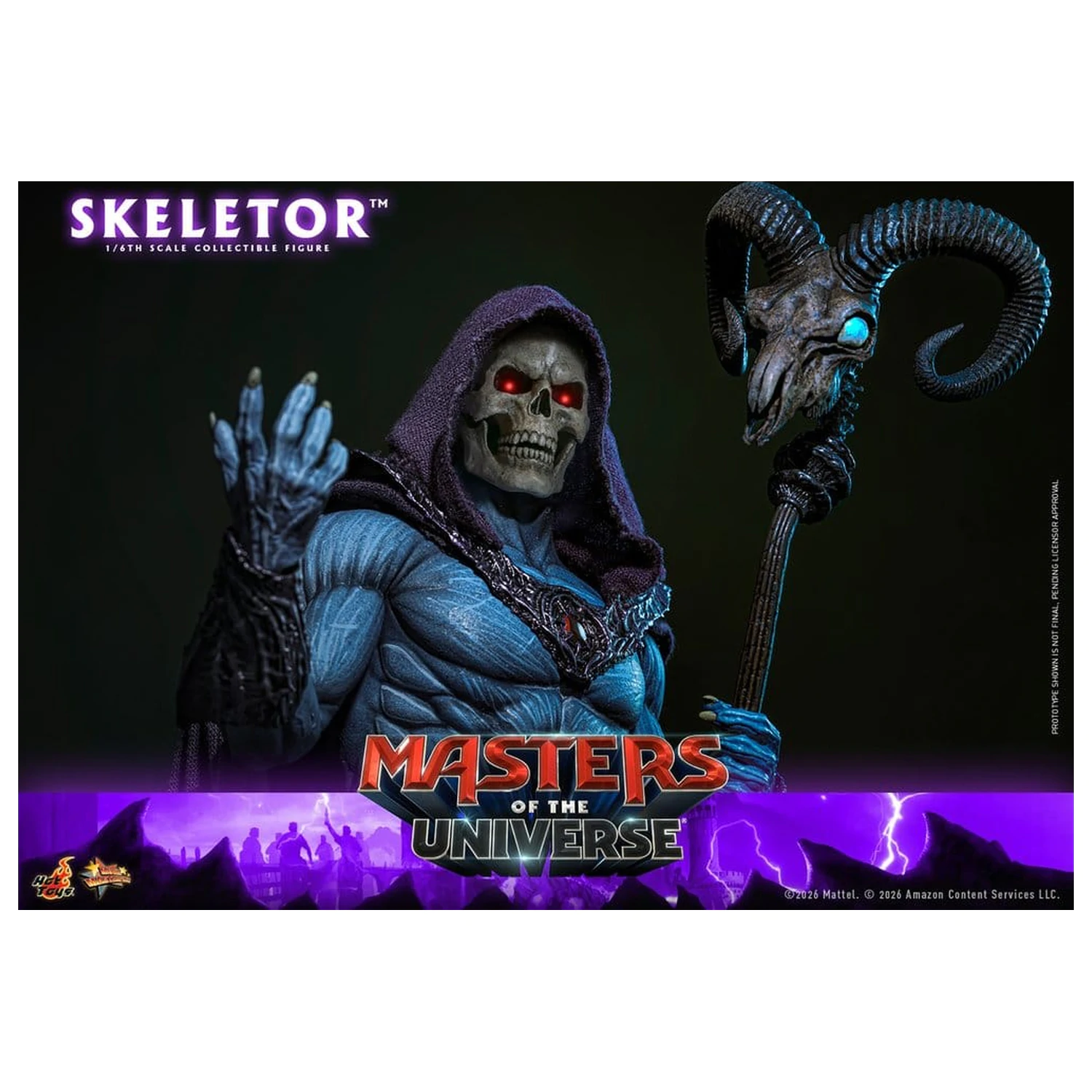 Masters of the Universe Film Meisterstück Actionfigur 1/6 Skeletor 31 cm Produktfoto