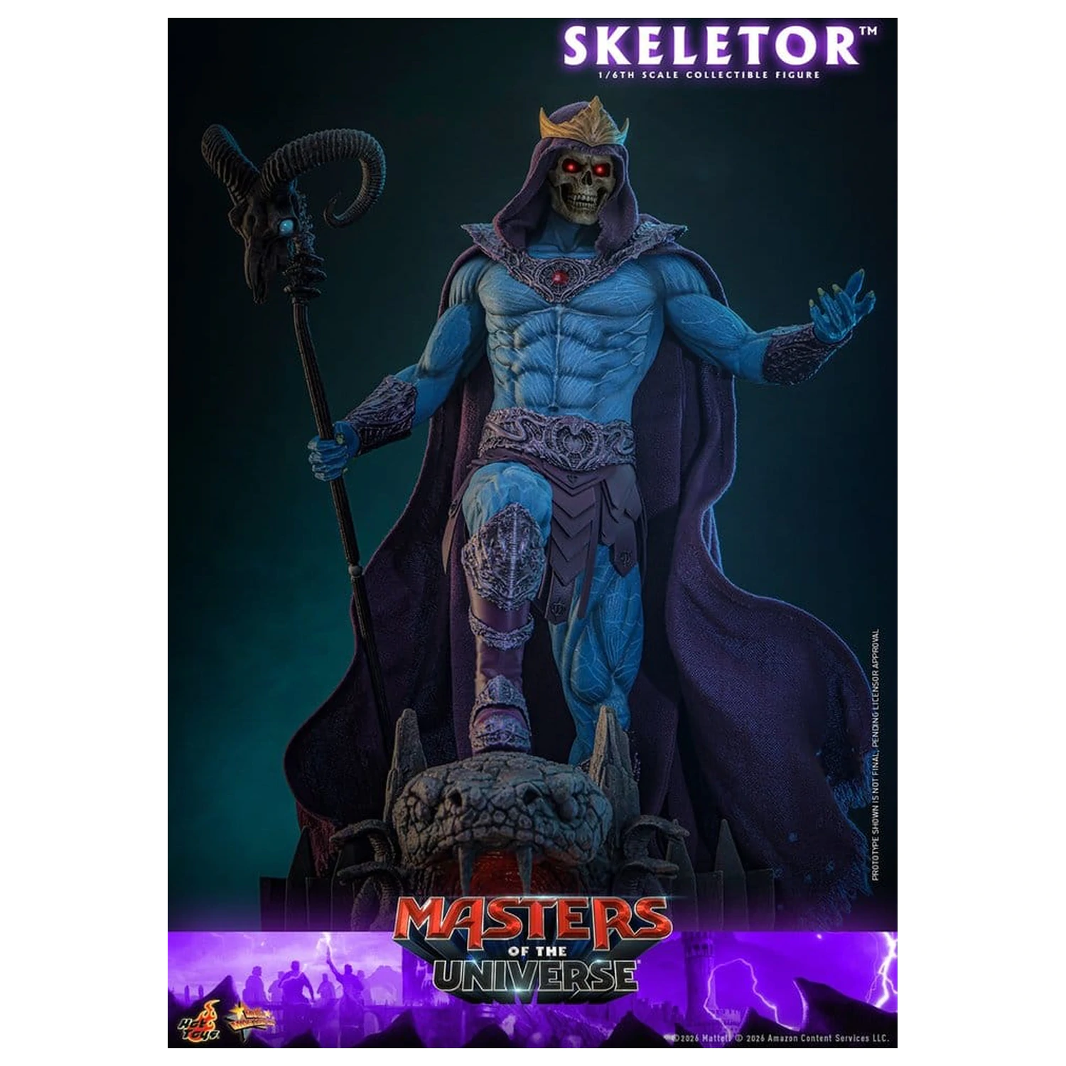 Masters of the Universe Film Meisterstück Actionfigur 1/6 Skeletor 31 cm Produktfoto
