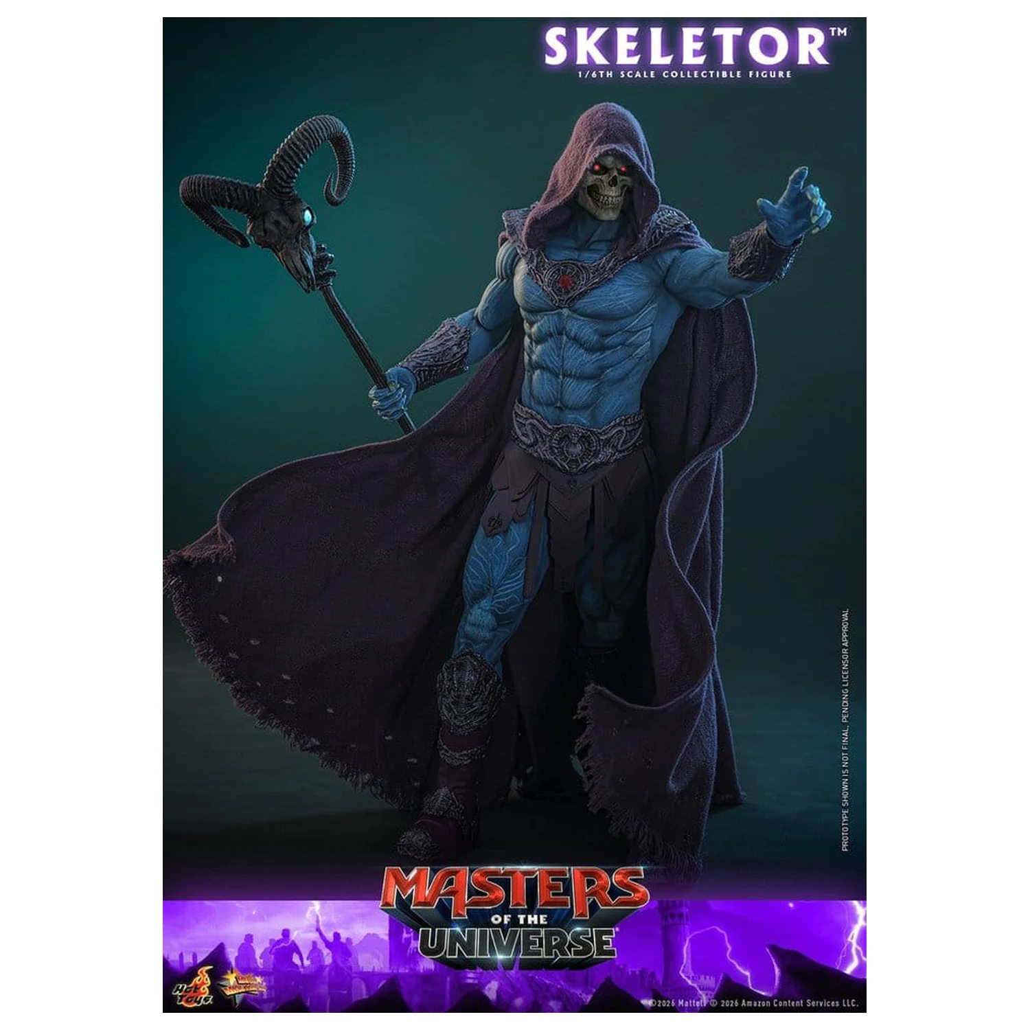 Masters of the Universe Film Meisterstück Actionfigur 1/6 Skeletor 31 cm Produktfoto