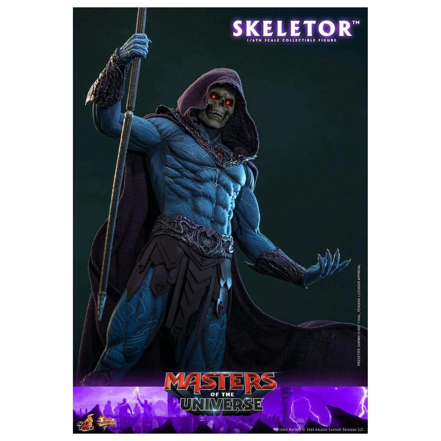 Masters of the Universe Film Meisterstück Actionfigur 1/6 Skeletor 31 cm Produktfoto