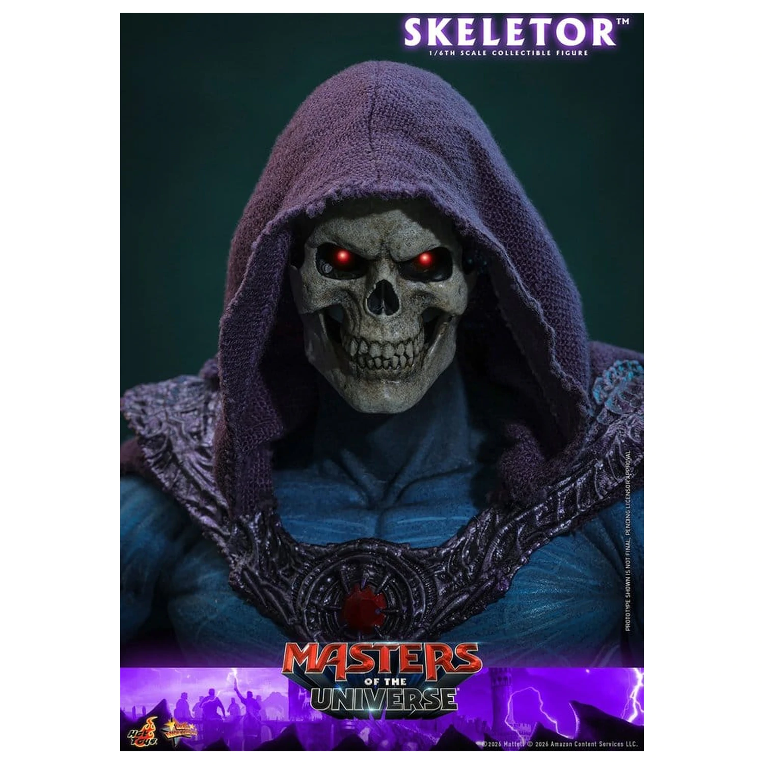 Masters of the Universe Film Meisterstück Actionfigur 1/6 Skeletor 31 cm Produktfoto