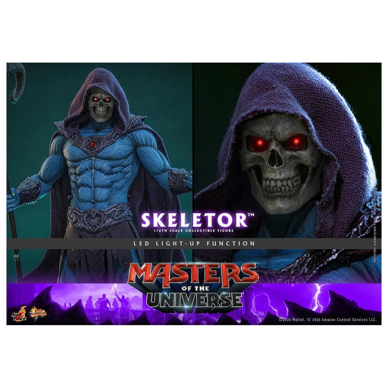 Masters of the Universe Film Meisterstück Actionfigur 1/6 Skeletor 31 cm Produktfoto