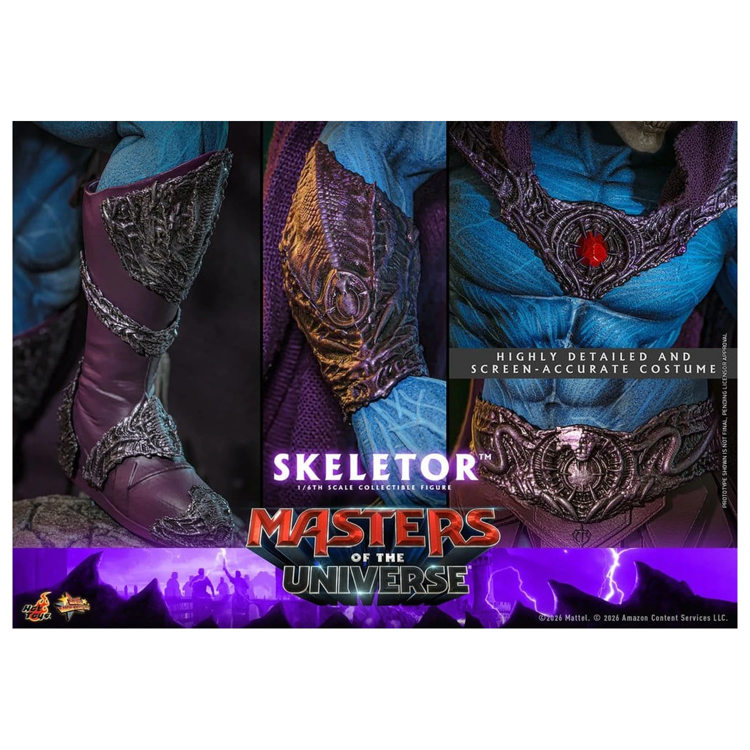 Masters of the Universe Film Meisterstück Actionfigur 1/6 Skeletor 31 cm Produktfoto