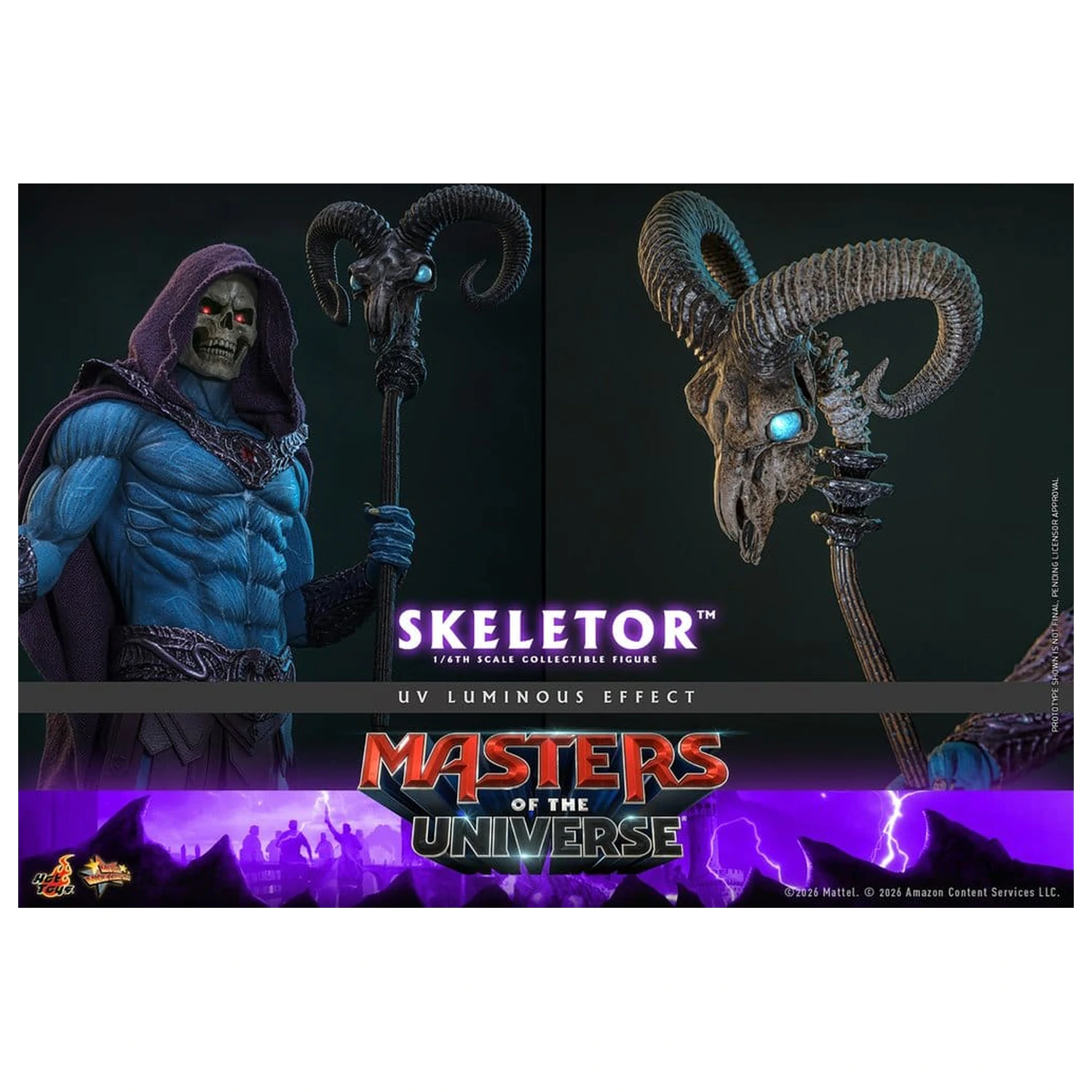 Masters of the Universe Film Meisterstück Actionfigur 1/6 Skeletor 31 cm Produktfoto