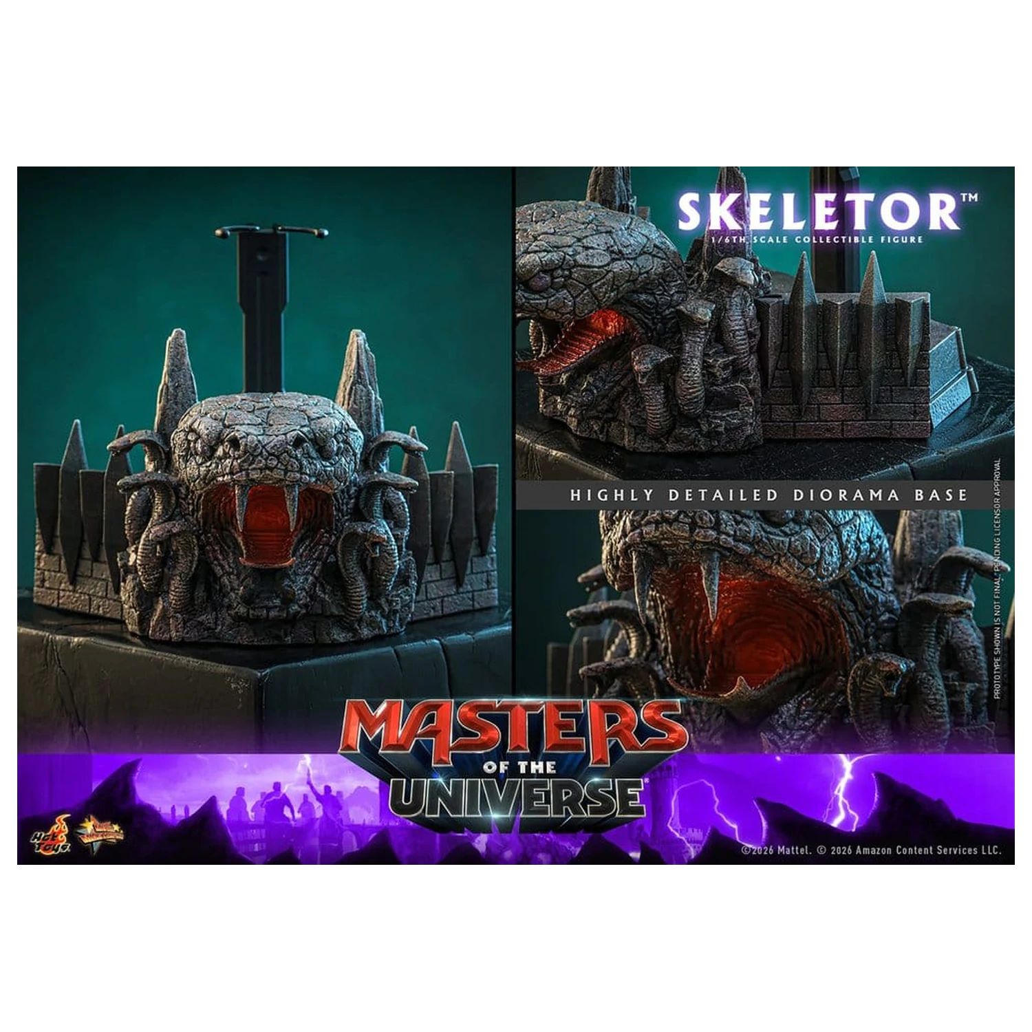 Masters of the Universe Film Meisterstück Actionfigur 1/6 Skeletor 31 cm Produktfoto