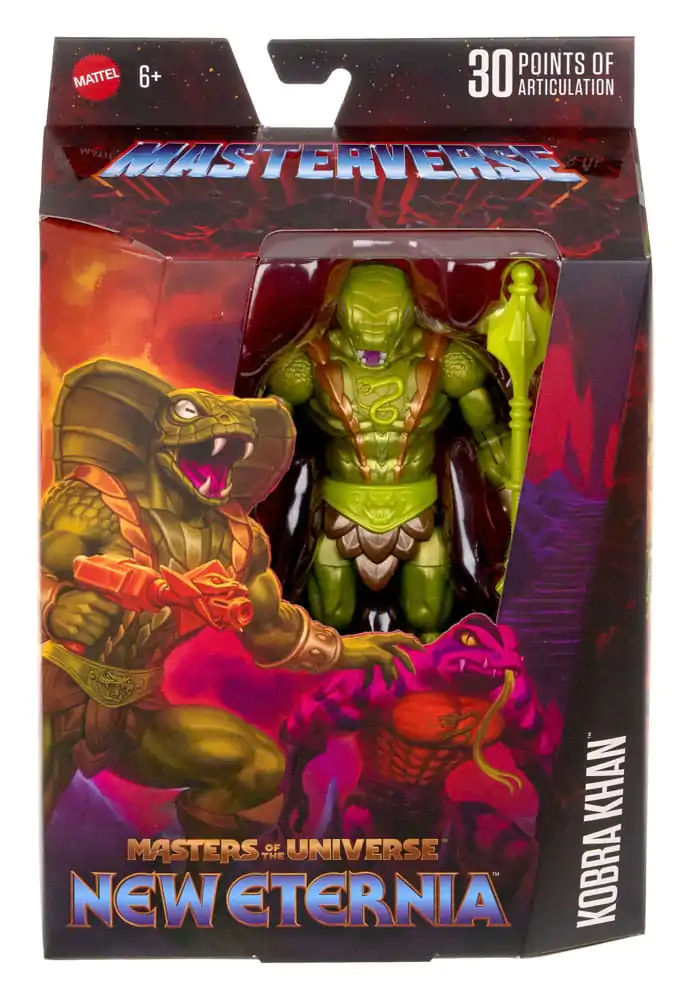 Masters of the Universe New Eternia Action-Figur Kobra Khan 18 cm Produktfoto