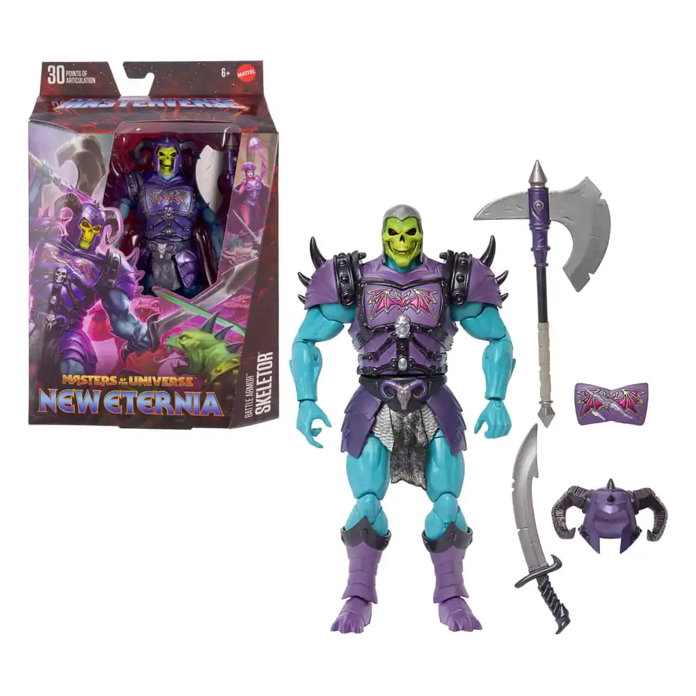 Masters of the Universe: New Eternia Masterverse Actionfigur Battle Armor Skeletor 18 cm Produktfoto