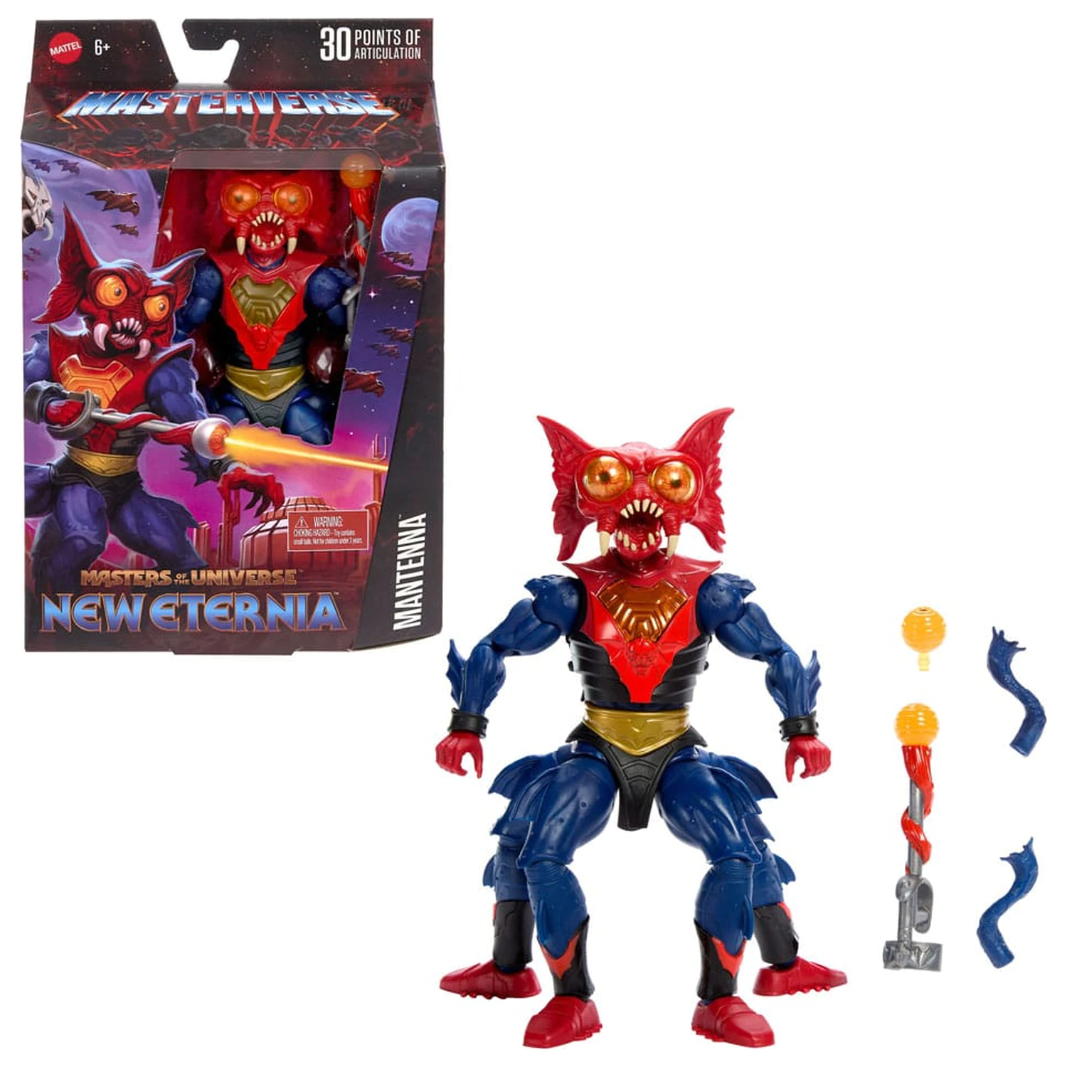 Masters of the Universe: New Eternia Masterverse Action Figur Mantenna 18 cm Produktfoto