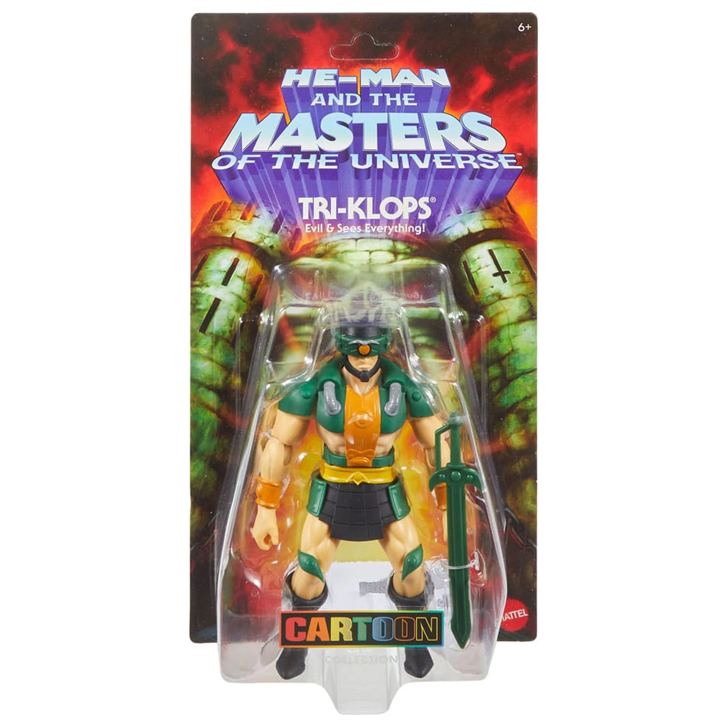 Masters of the Universe Origins Actionfigur Cartoon Collection: Tri-Klops 14 cm Produktfoto