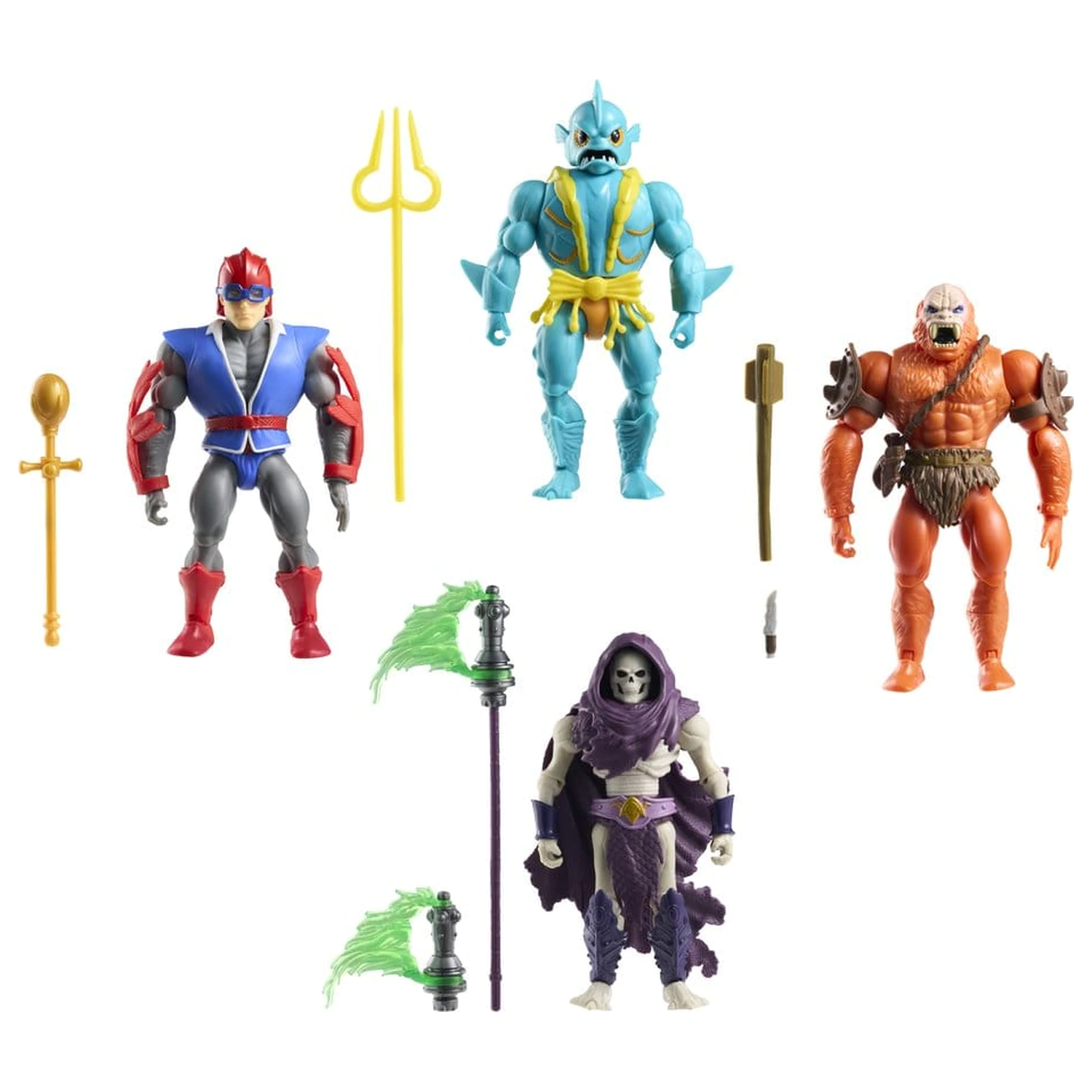 Masters of the Universe Origins Actionfiguren 4er-Pack Battle for Subternia 14 cm Produktfoto