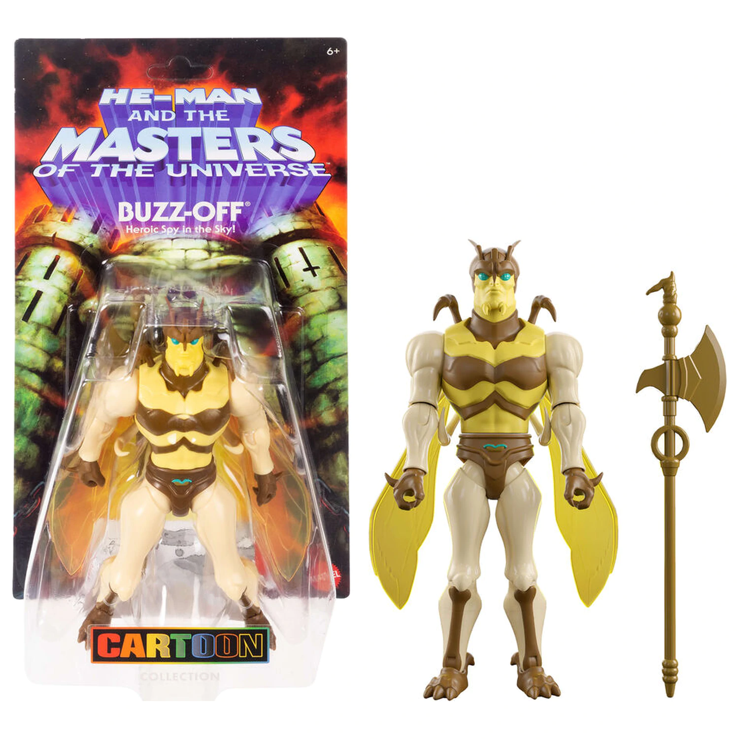 Masters of the Universe Origins Cartoon Collection Buzz Off Figur 14cm Produktfoto
