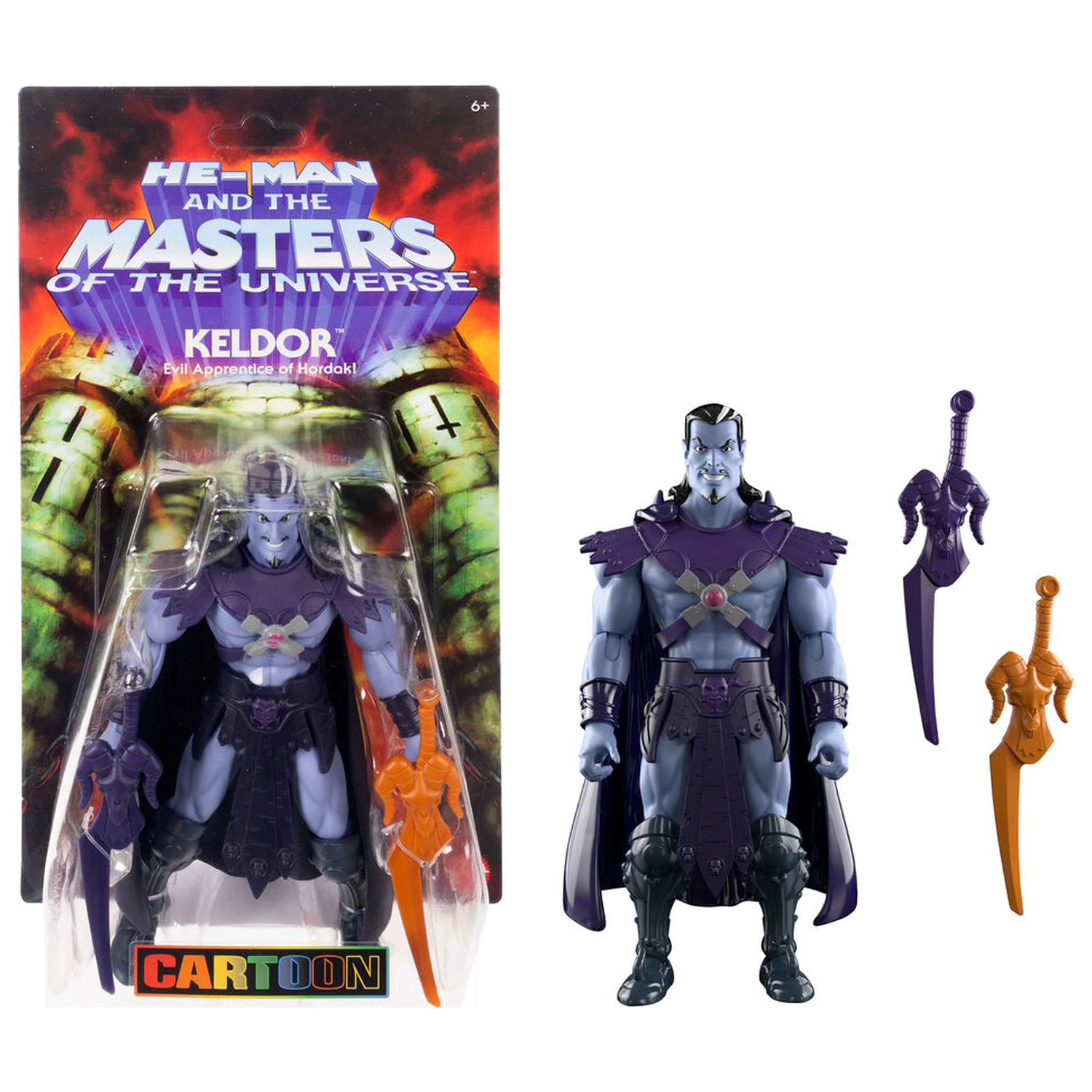 Masters of the Universe Origins Cartoon Collection Keldor Figur 14 cm Produktfoto
